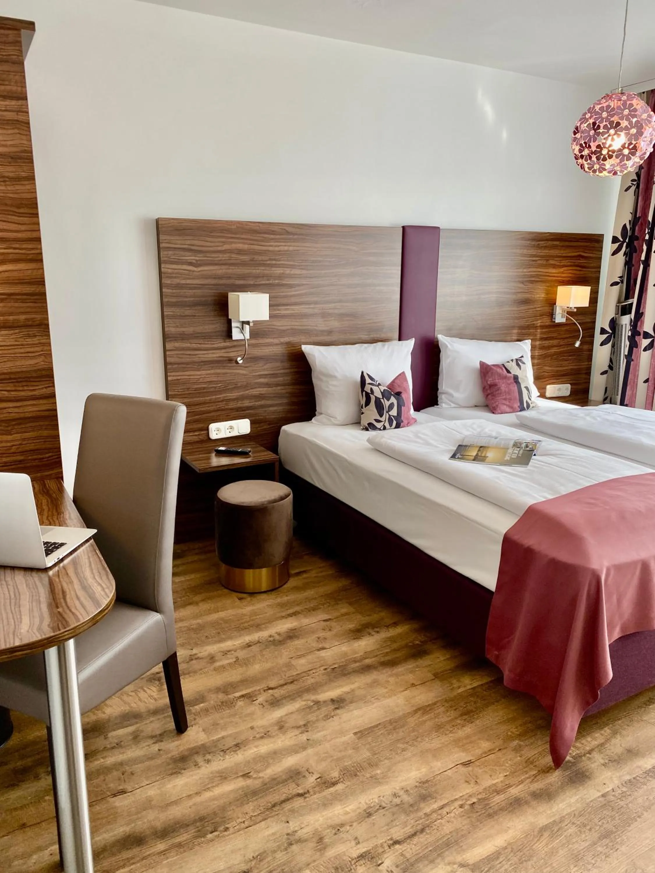 Bed in ARTHOTEL Haar