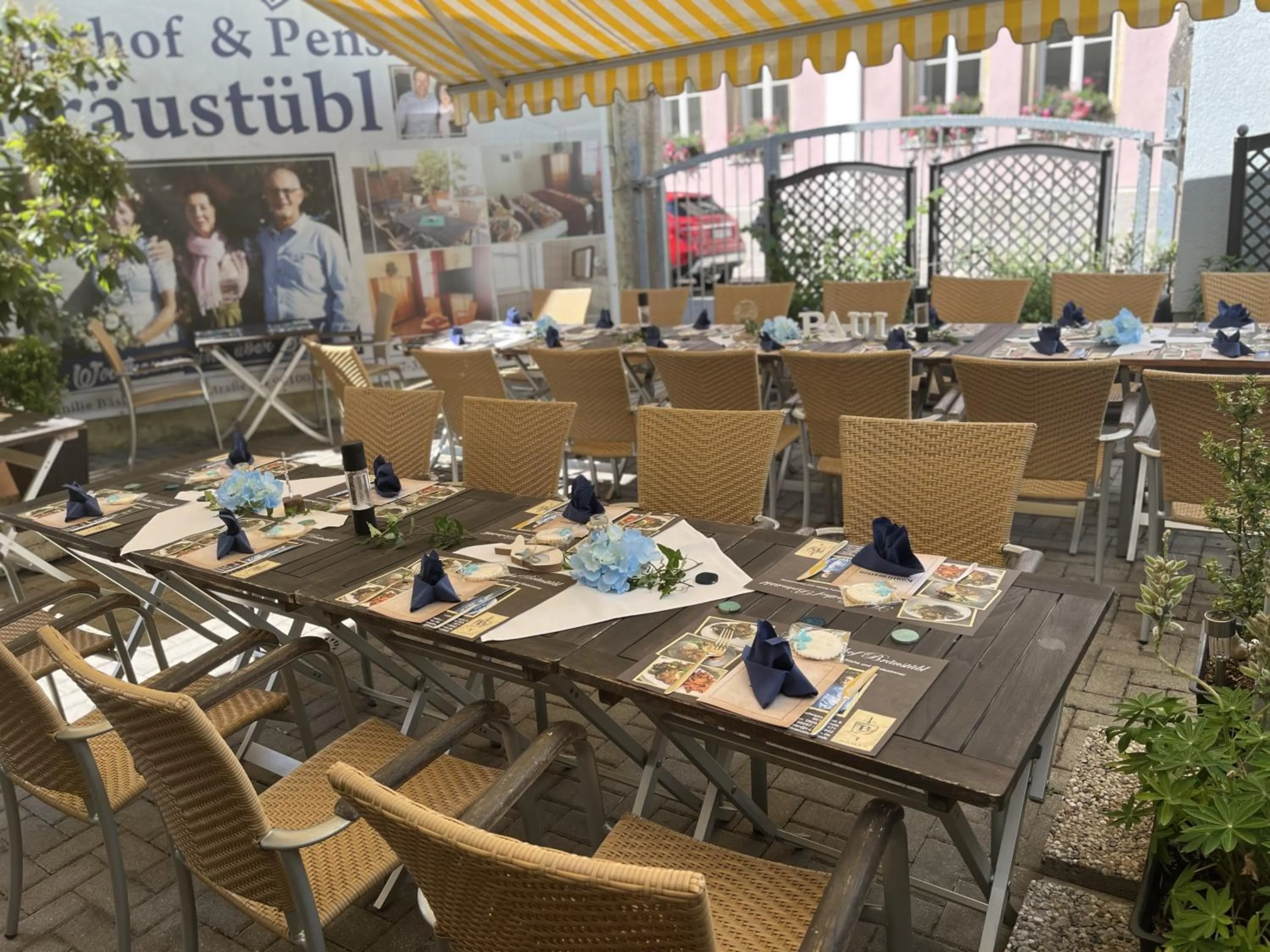 Restaurant/places to eat in Gasthof Hotel Bräustübl und Haus Boutique