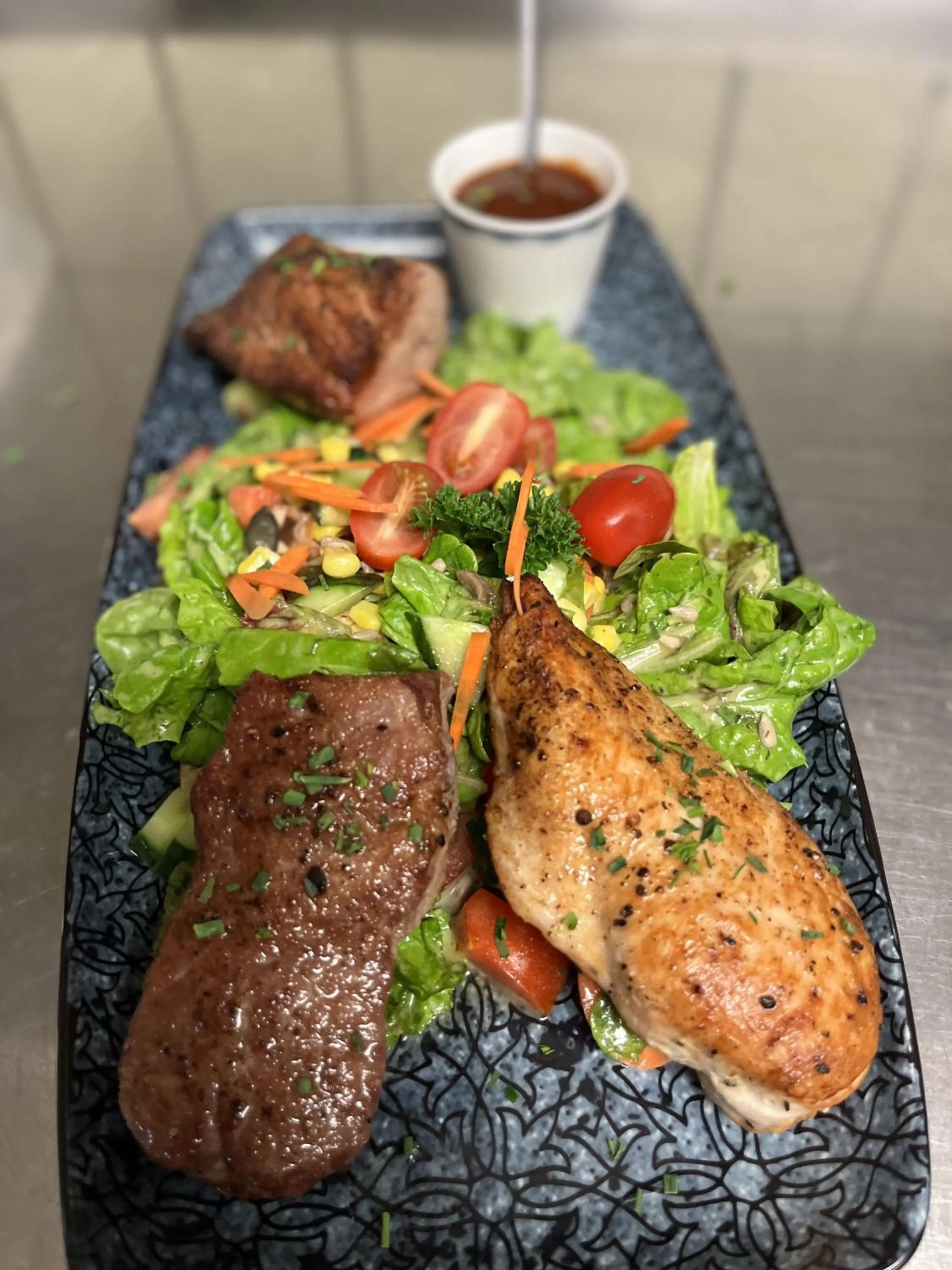 Restaurant/places to eat in Gasthof Hotel Bräustübl und Haus Boutique