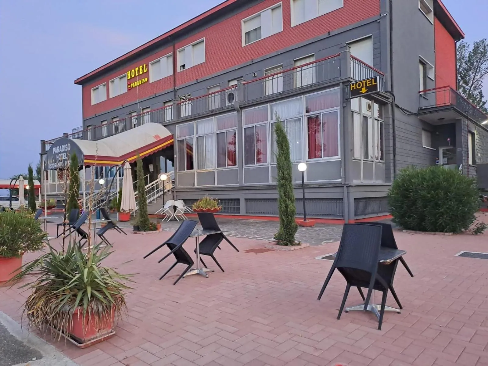 Property building in Hotel Paradiso