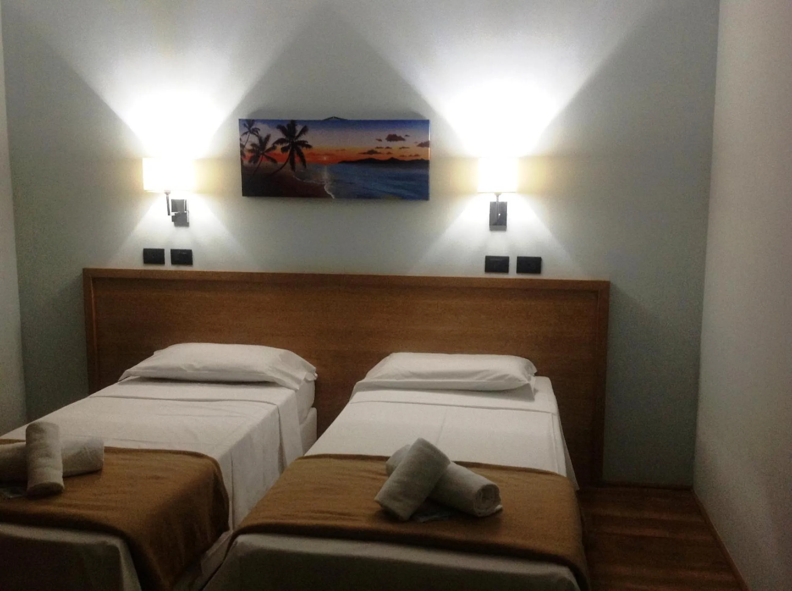 Bed in Hotel Paradiso