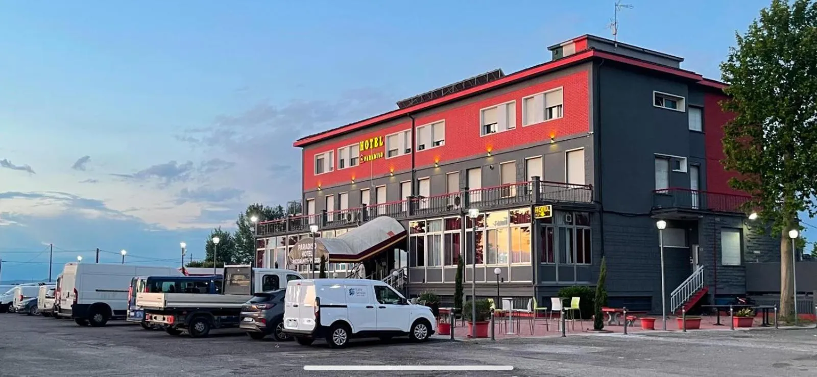 Property building in Hotel Paradiso