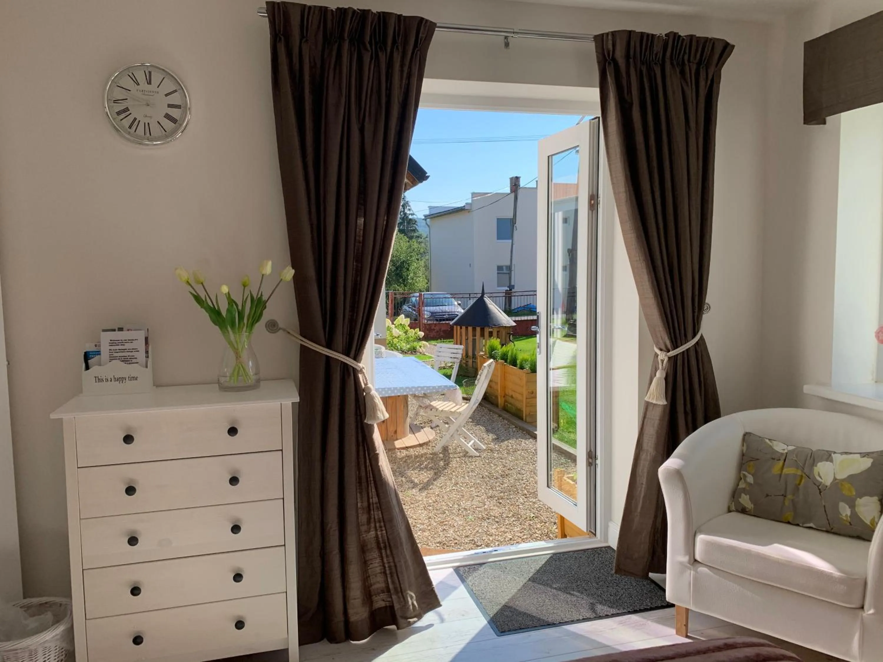 Garden view in Country house