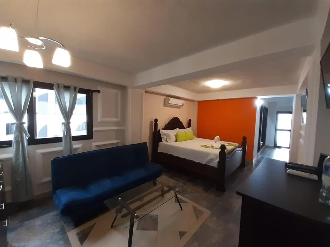 Bed in Hotel Mi Paraíso Río Dulce