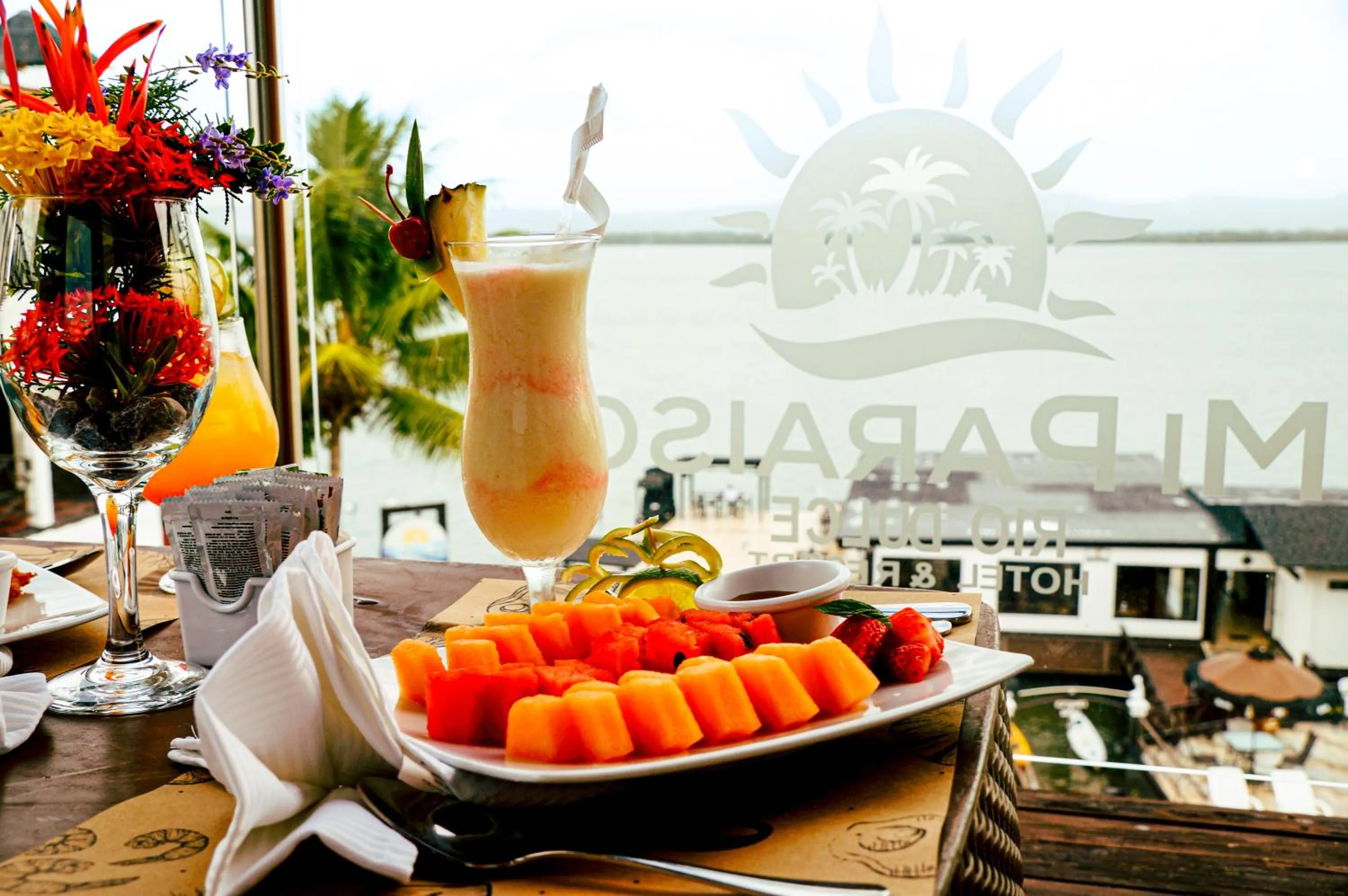 Breakfast in Hotel Mi Paraíso Río Dulce