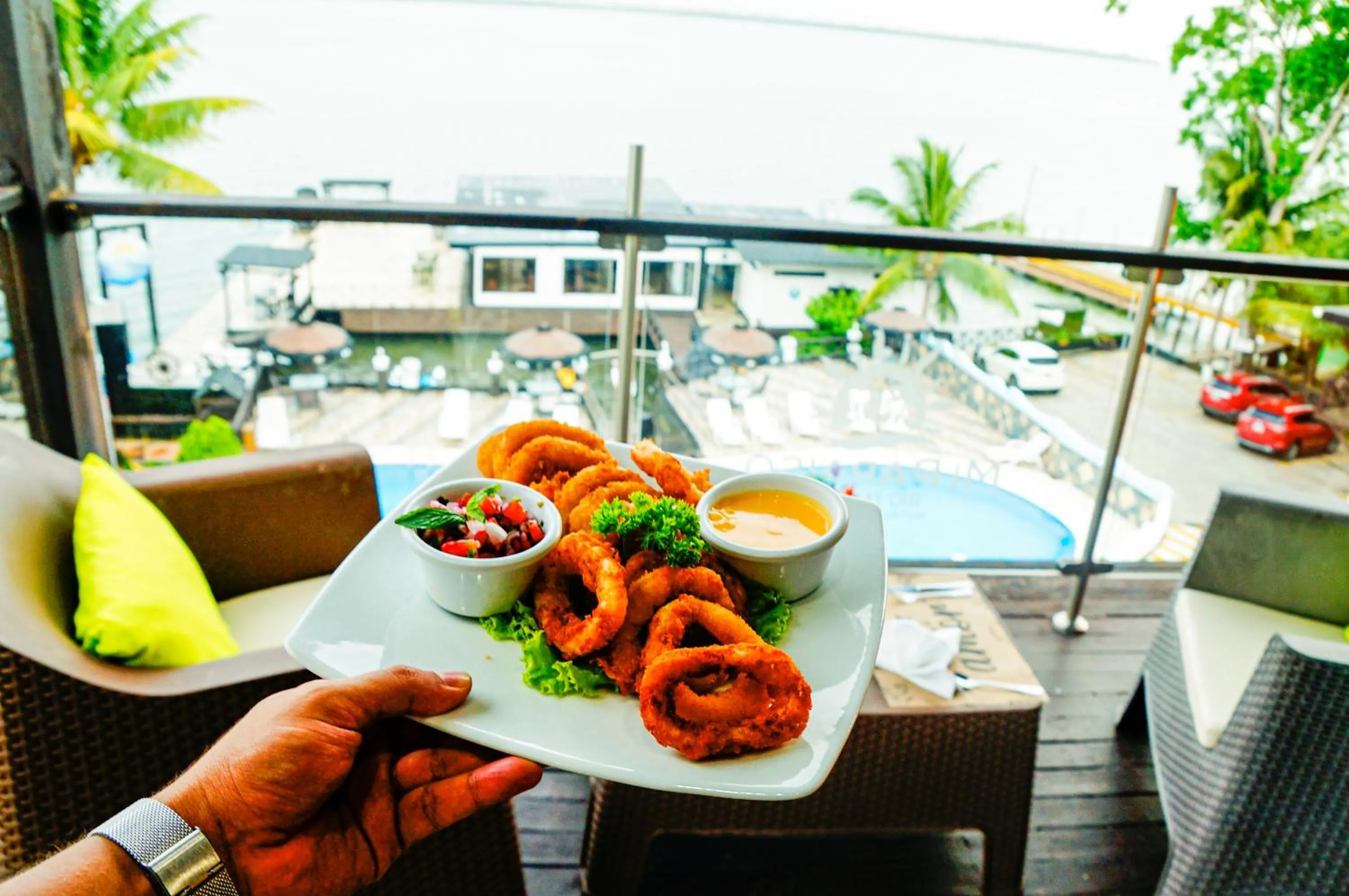 Food and drinks in Hotel Mi Paraíso Río Dulce