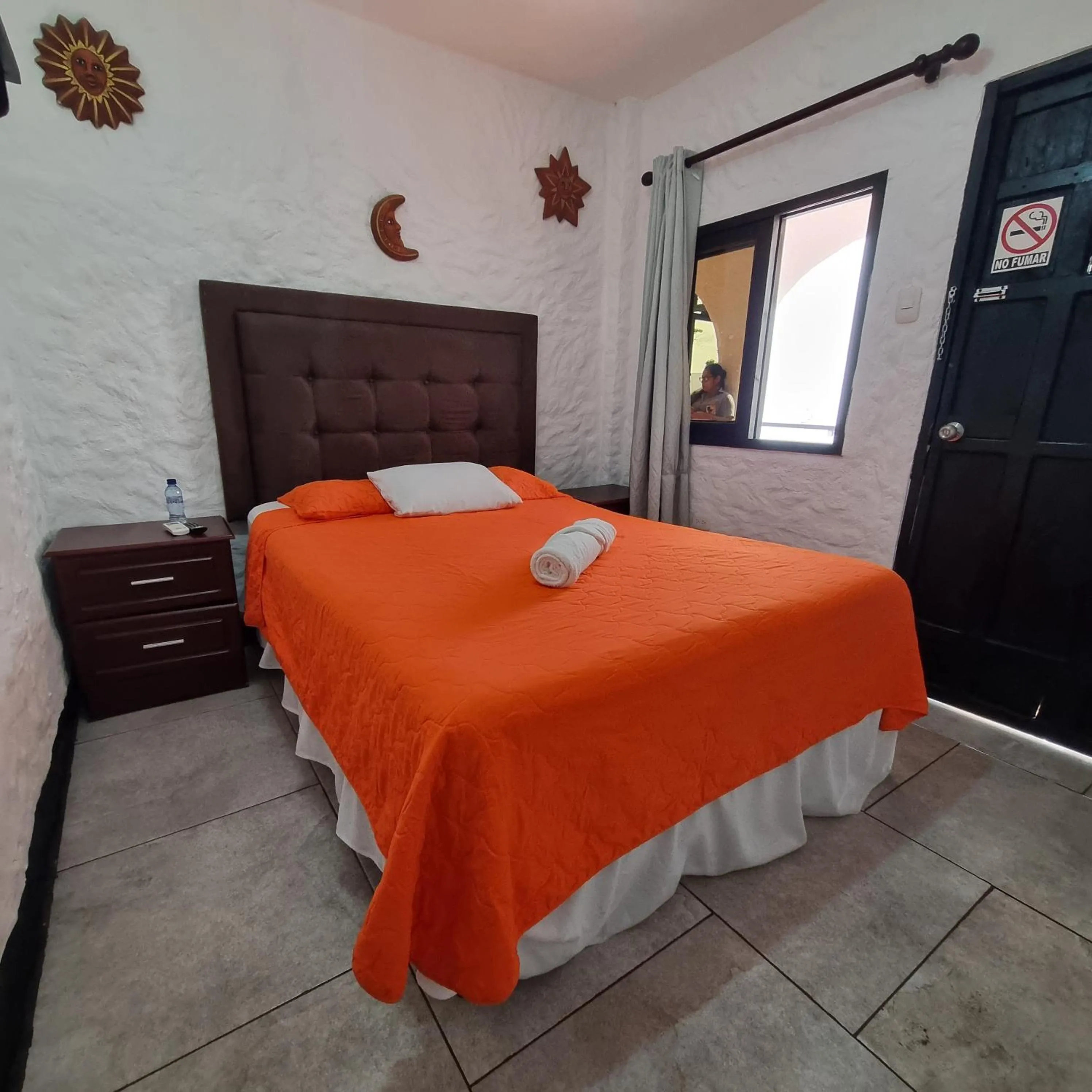 Bed in Hotel Mi Paraíso Río Dulce