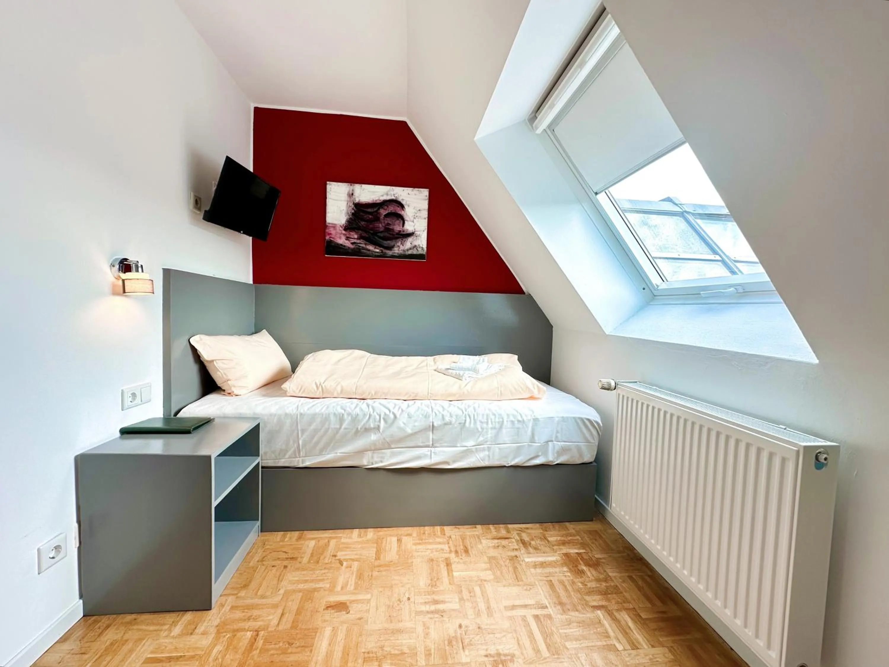 Bed in Hotel Residenz Duesseldorf