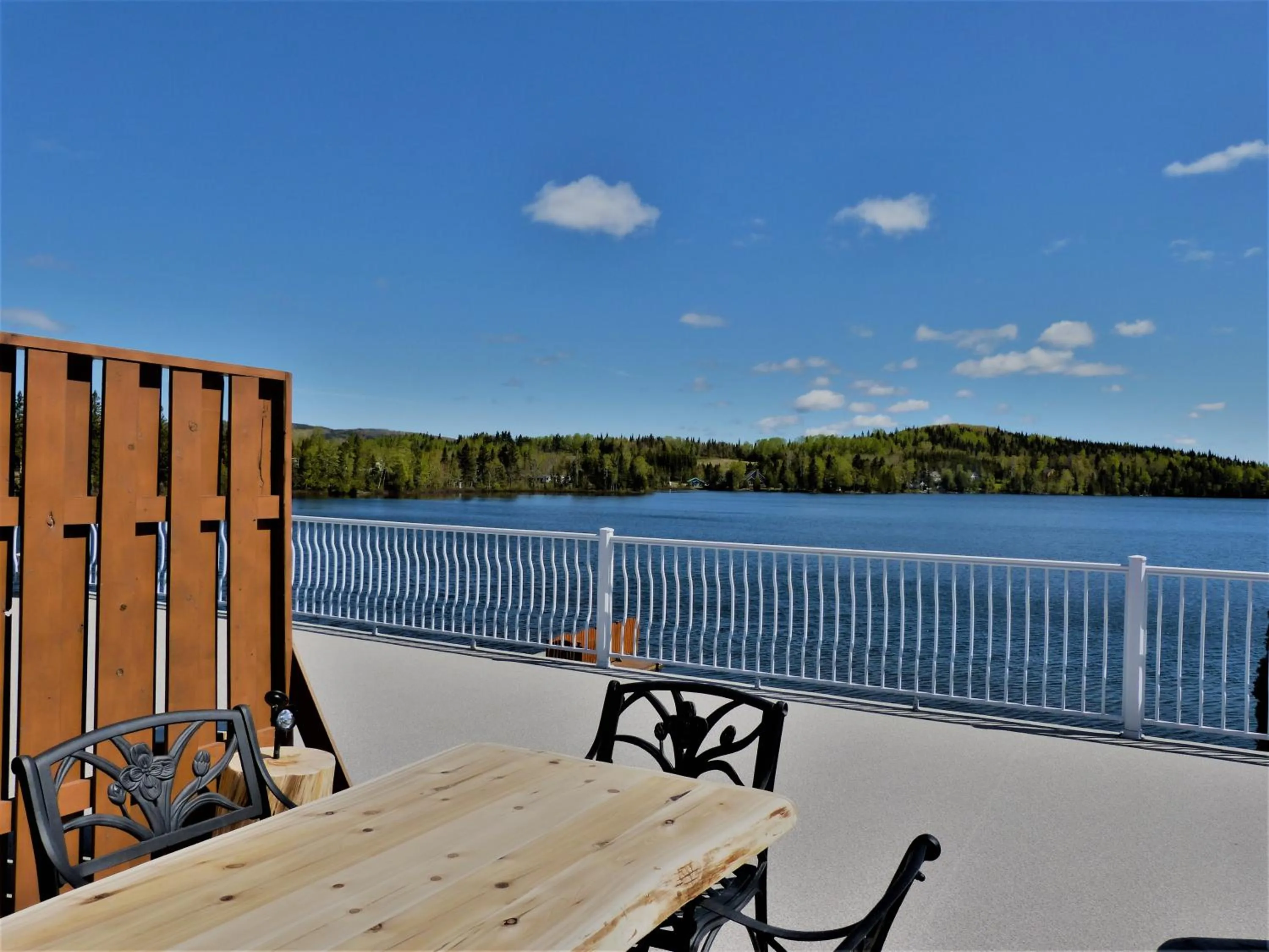 Patio in Auberge Du Lac Malcom