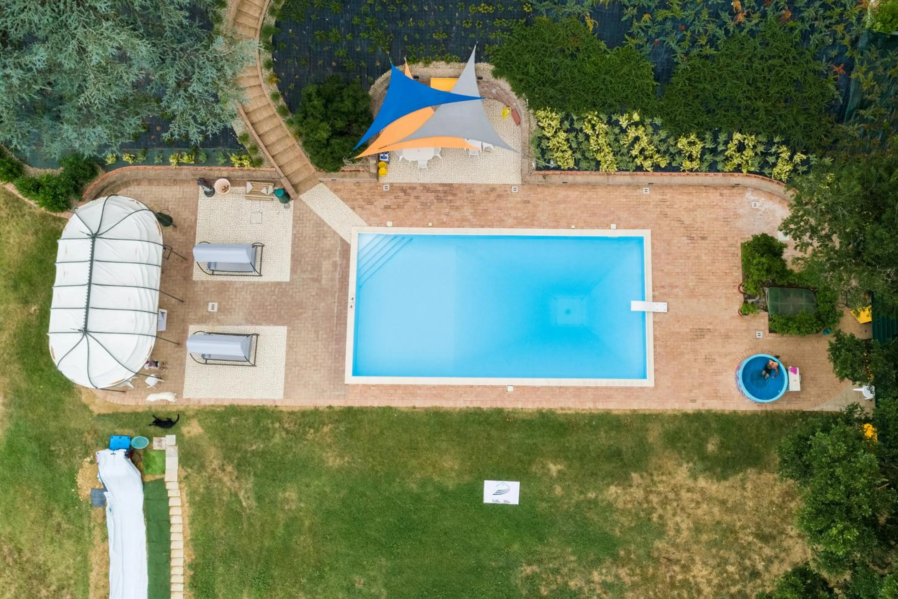 Bird's eye view in Villa-Alta