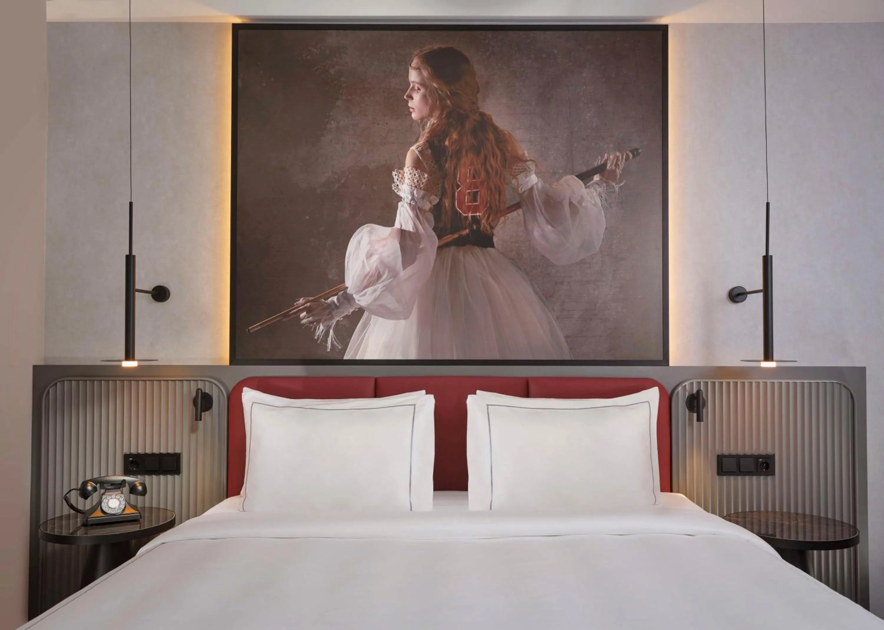 Photo of the whole room, Bed in Radisson RED Berlin Kudamm