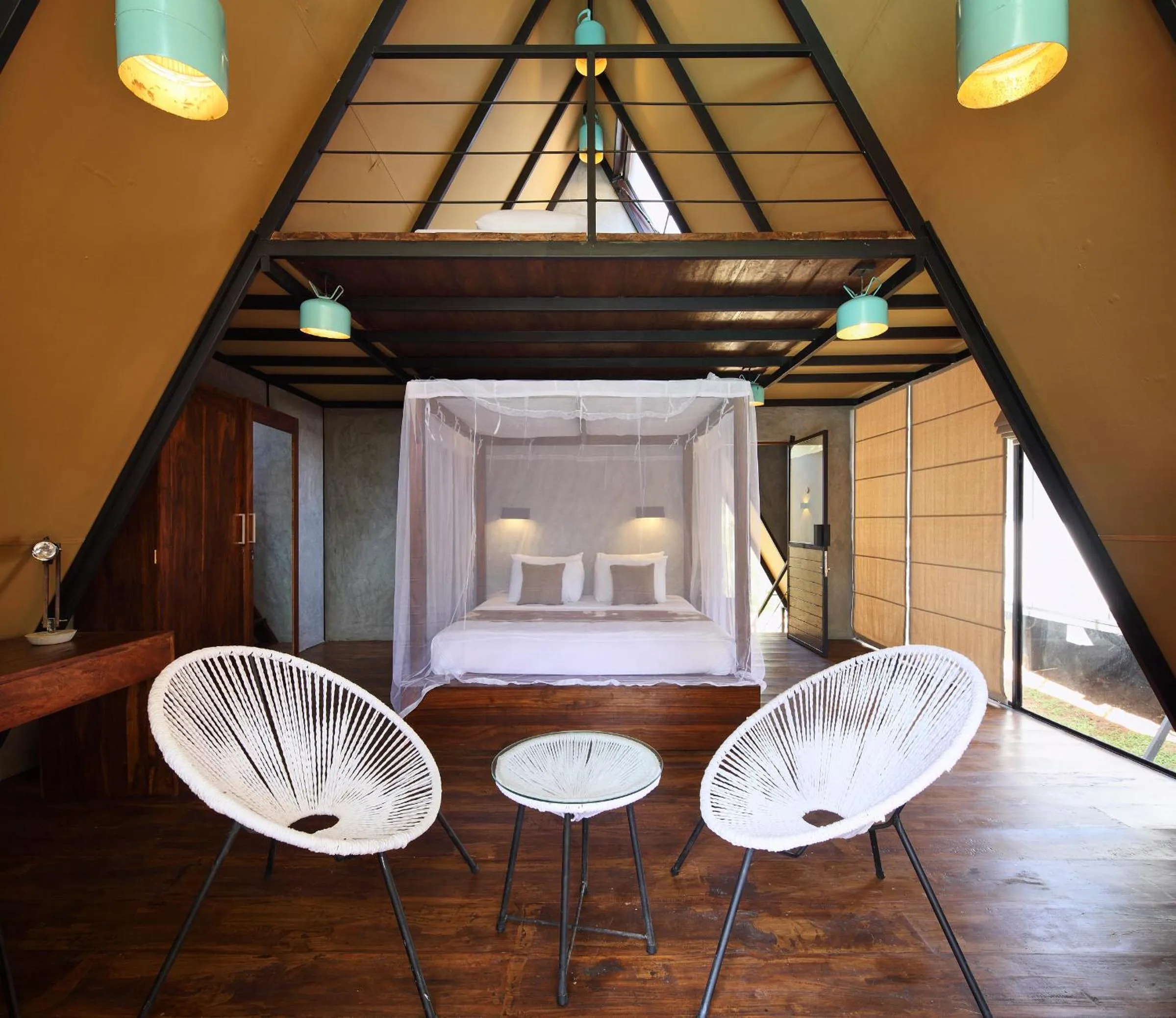 Shower, Bed in Kottawatta River Bank Resort