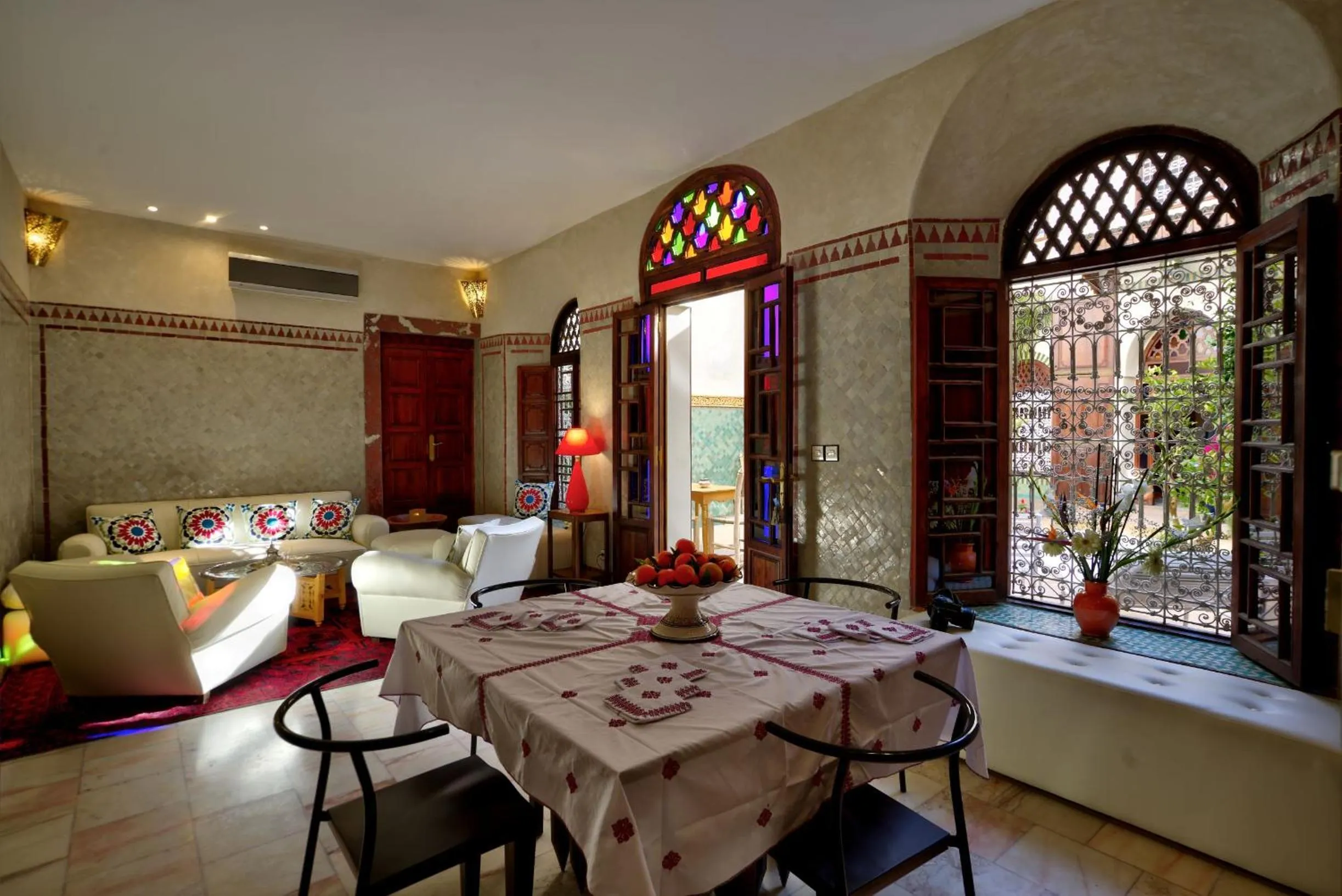 Living room in Riad Aventurine