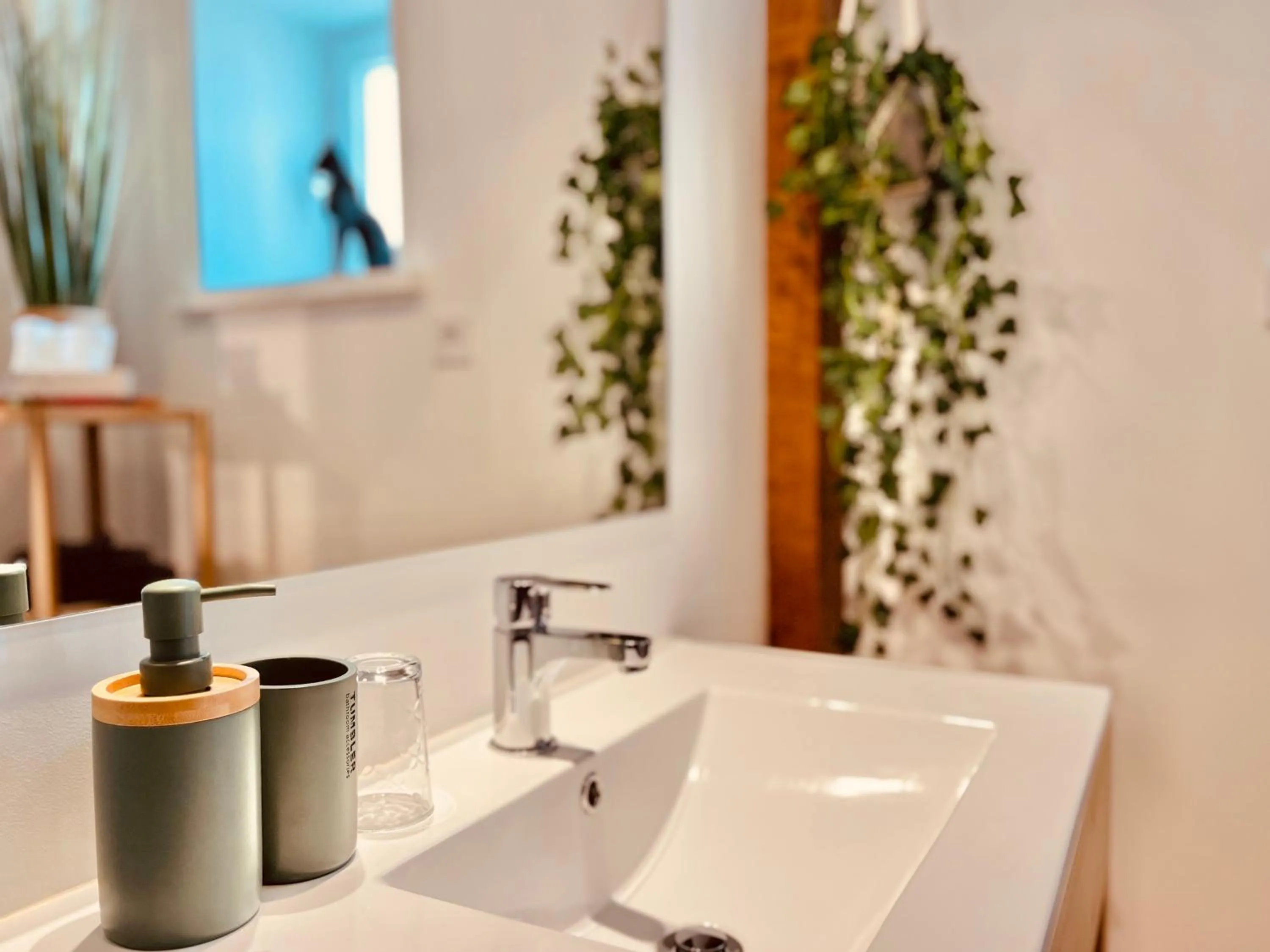 Bathroom in chambres d'hôtes Domaine les Grands Pérons