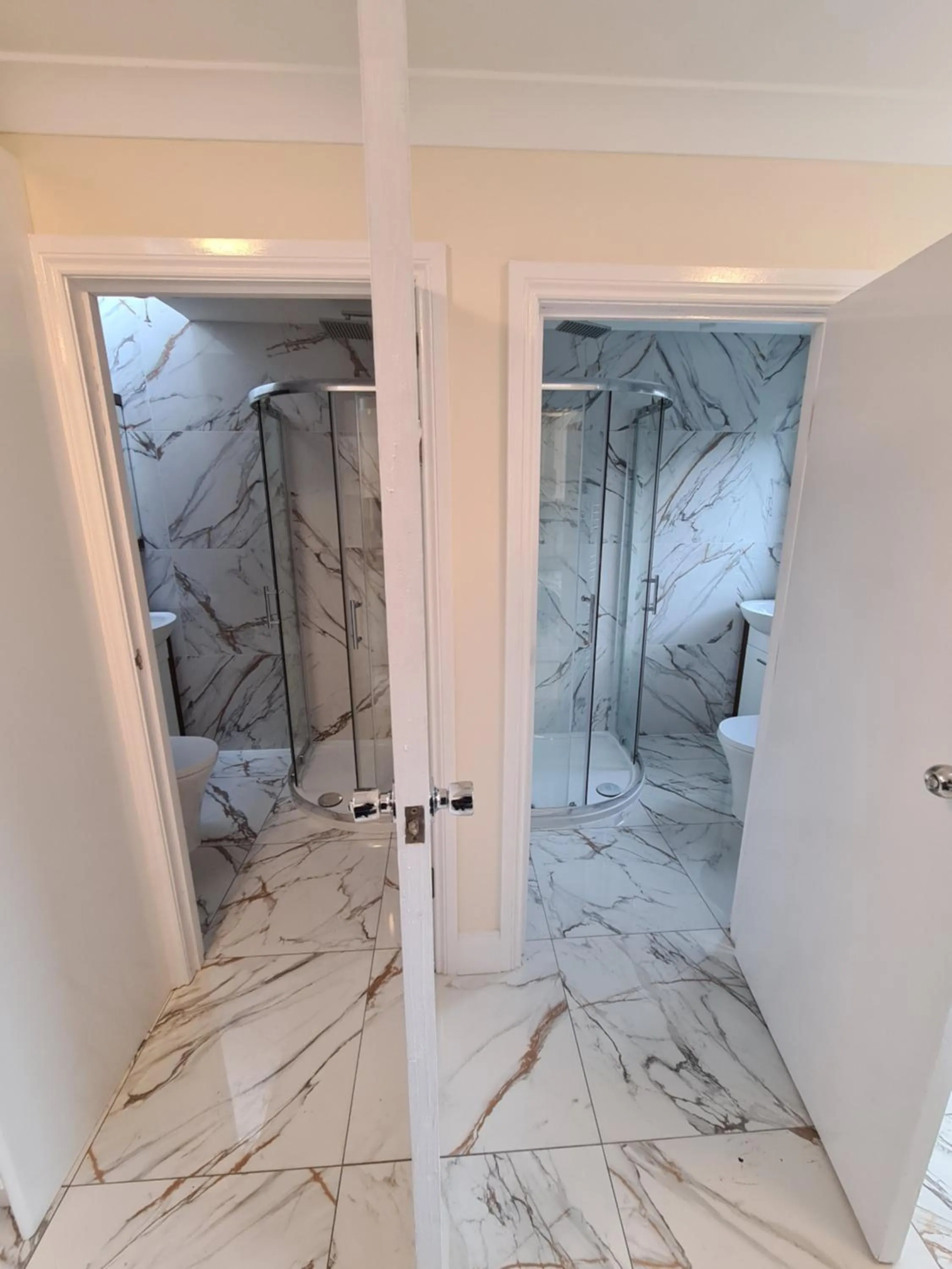 Shower in Umbrella Properties London Excel