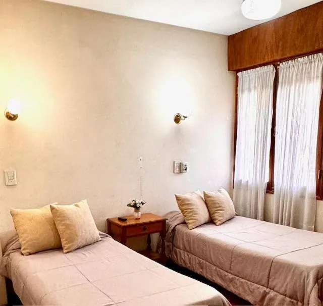 Bed in Hotel Villa Inés Mendoza