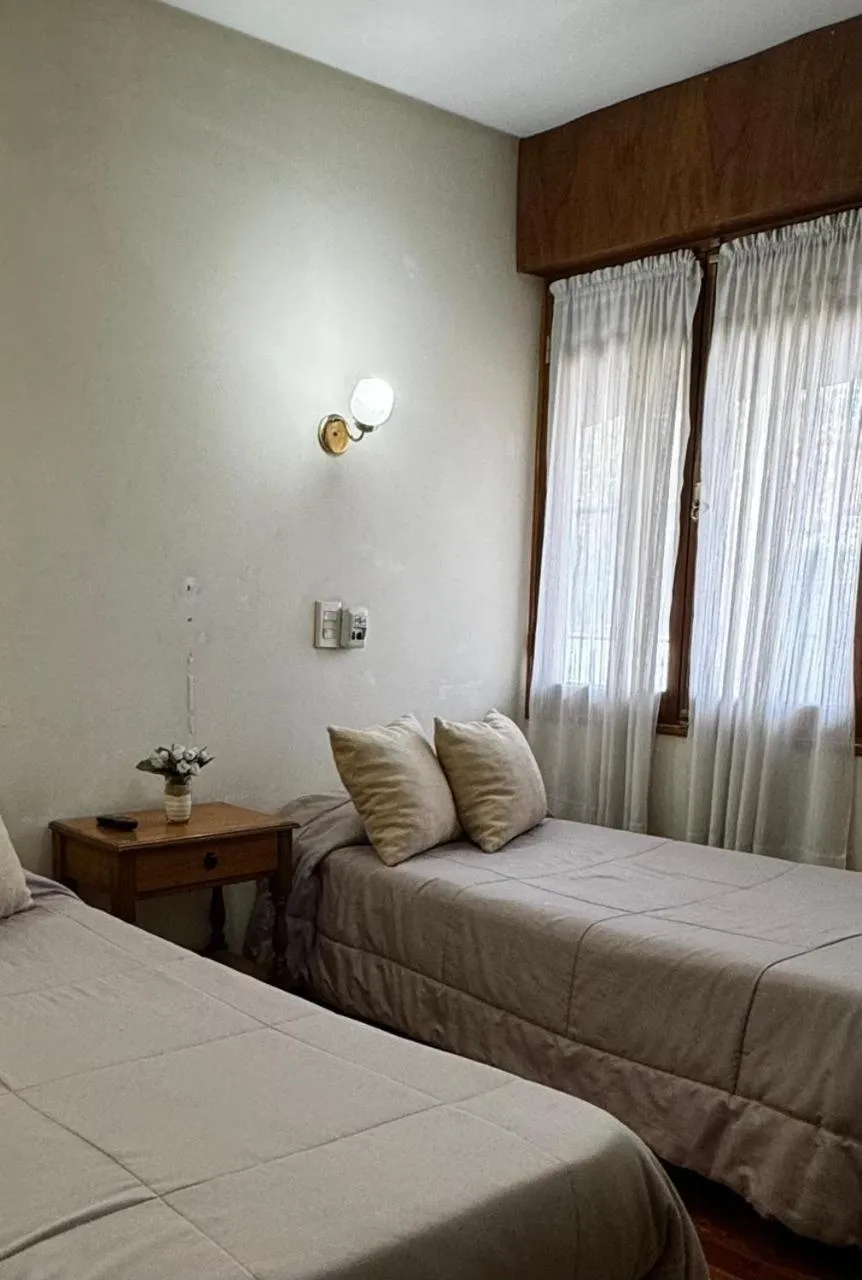 Bed in Hotel Villa Inés Mendoza