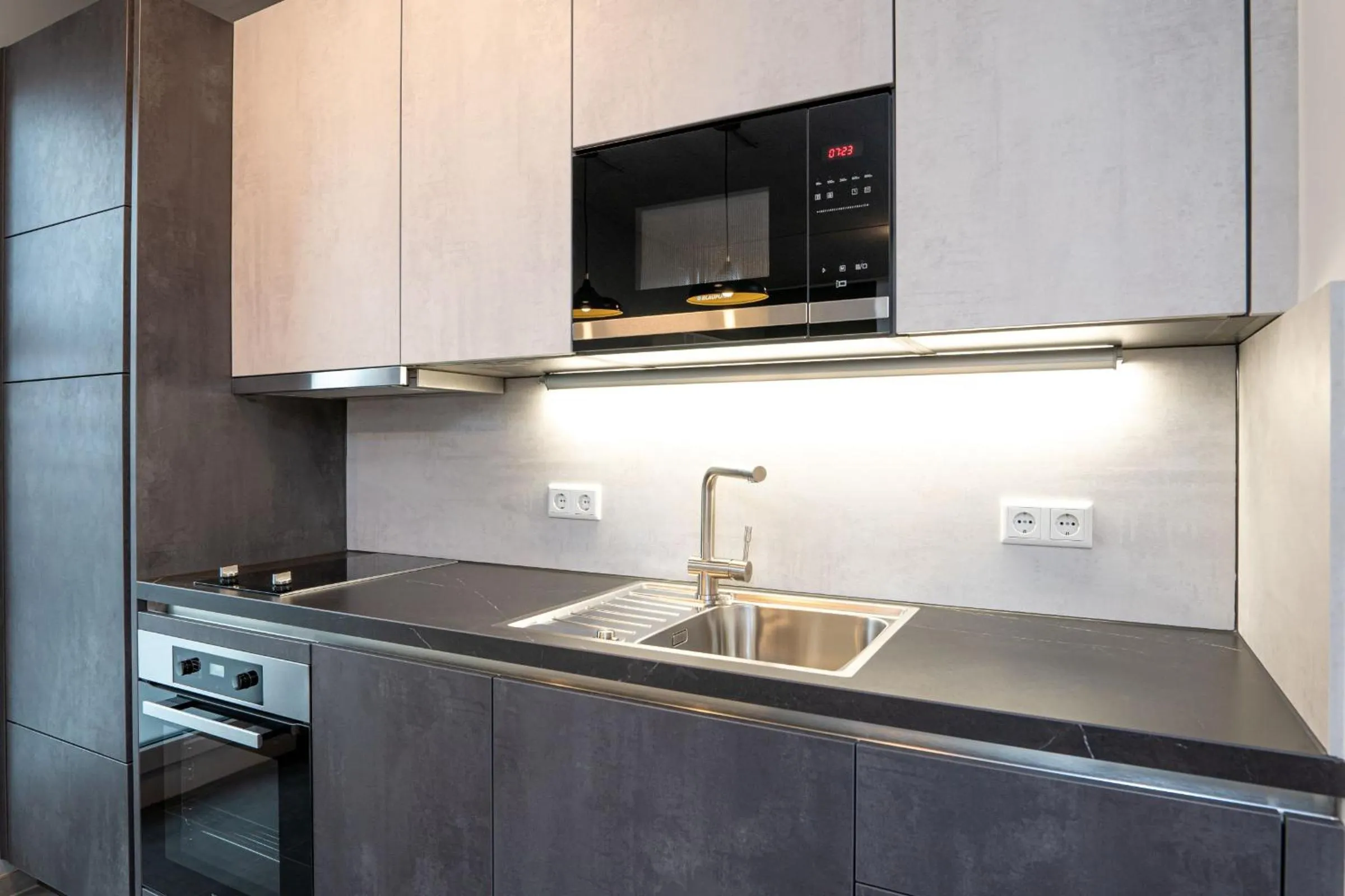 Kitchen or kitchenette in Refugium am Wasserturm