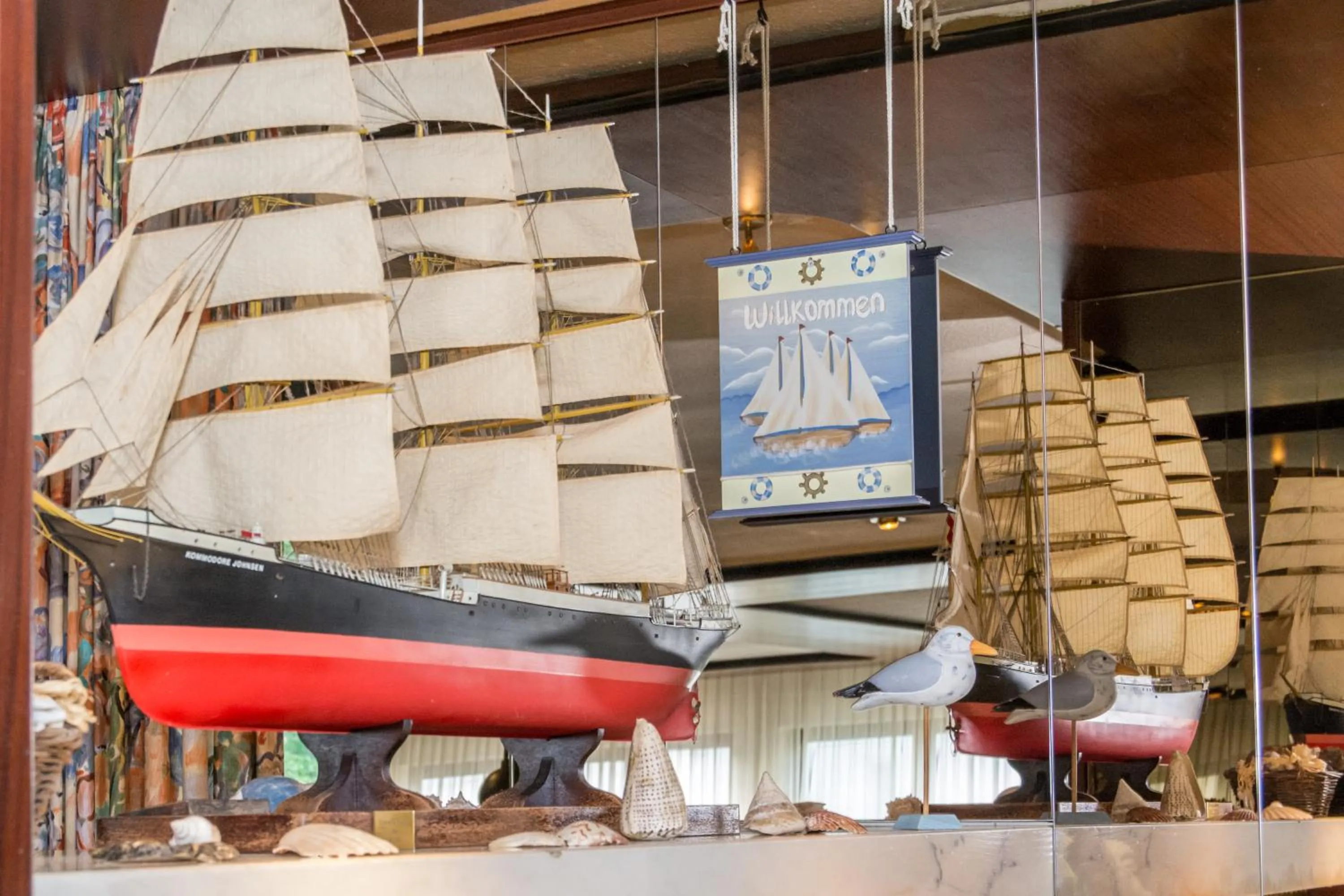 Decorative detail in Hotel Helgoland