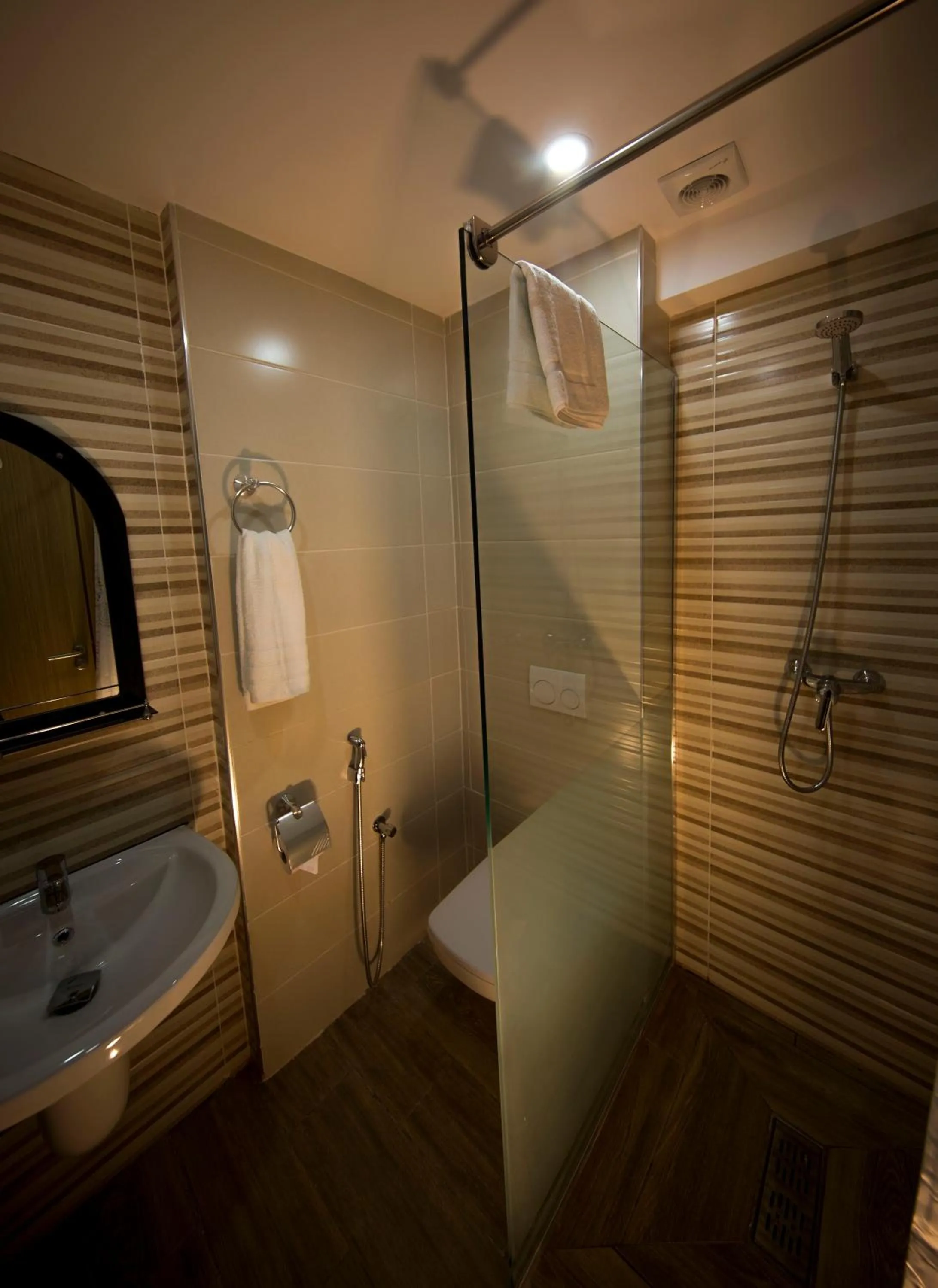 Bathroom in Hotel Bournissa