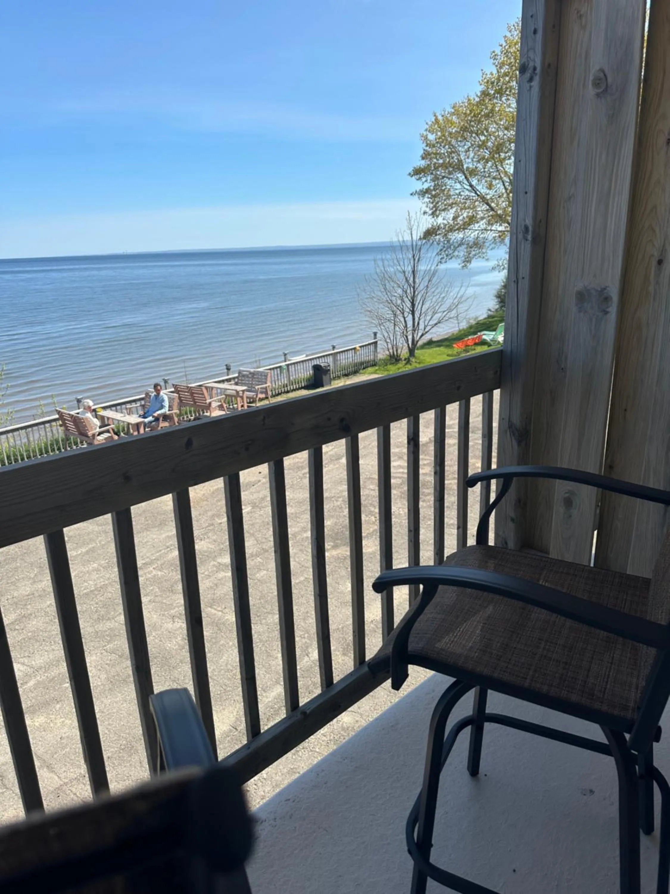 Patio in Motel Carleton Sur Mer
