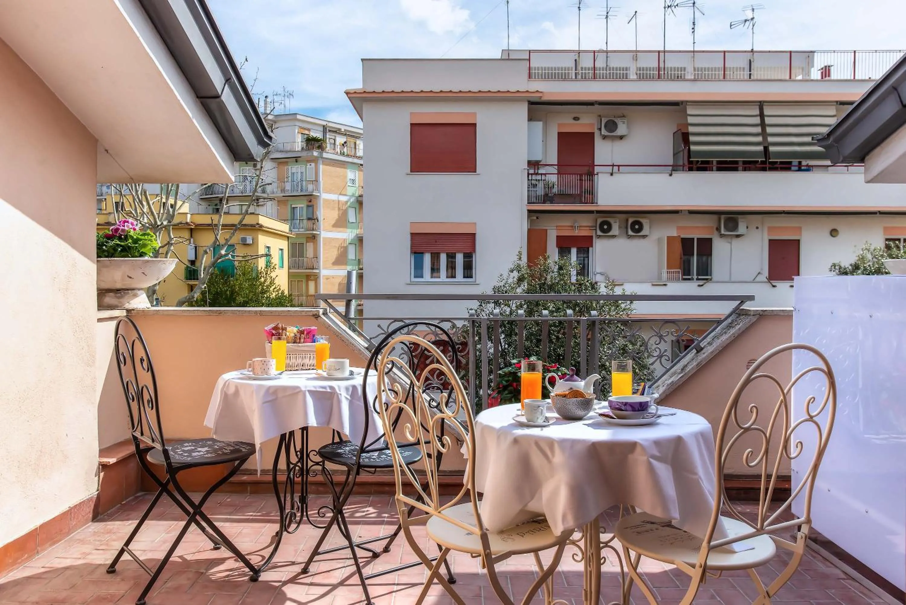 Balcony/Terrace in Plaza Rooms Ciampino