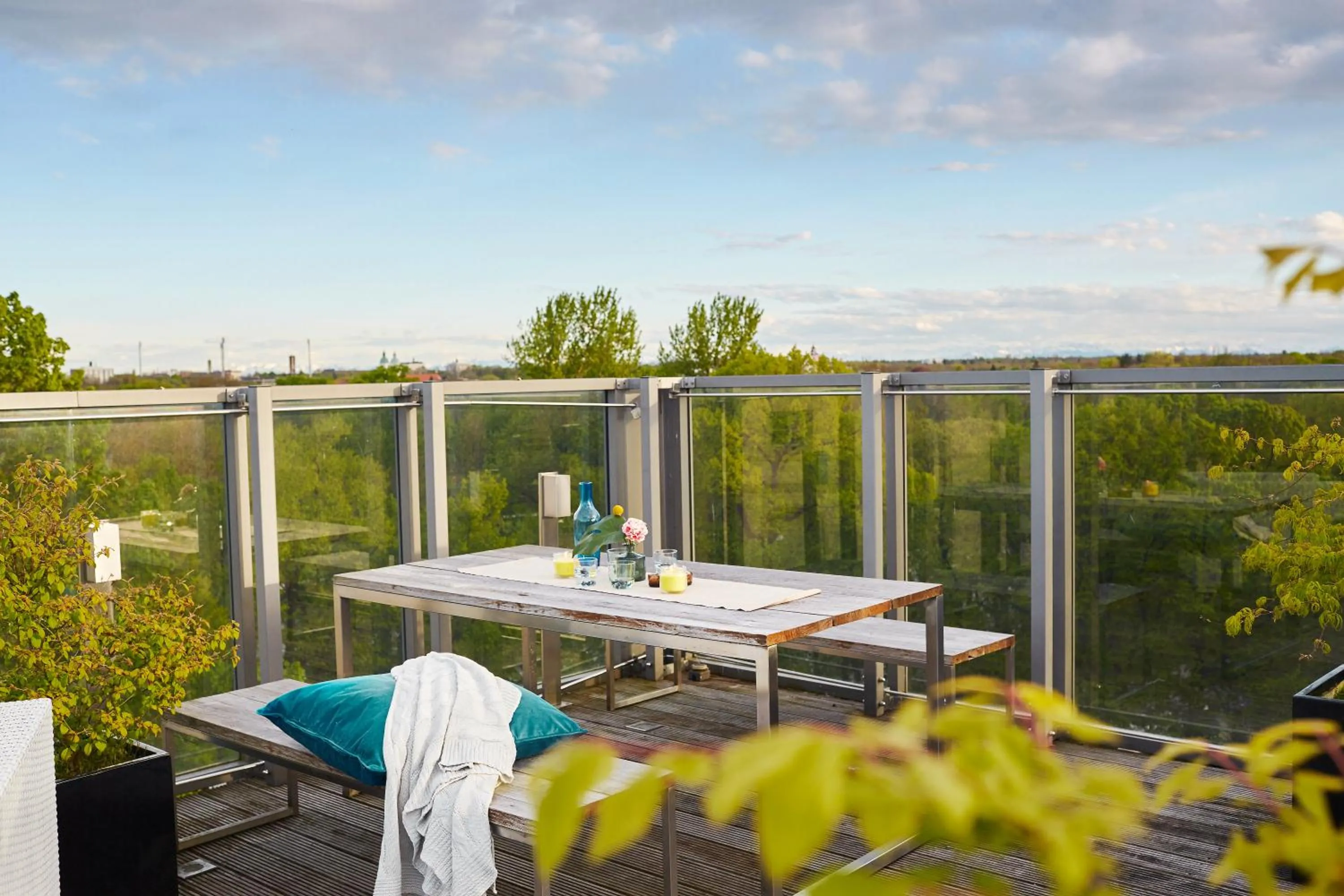 Balcony/Terrace in Living Hotel Prinzessin Elisabeth