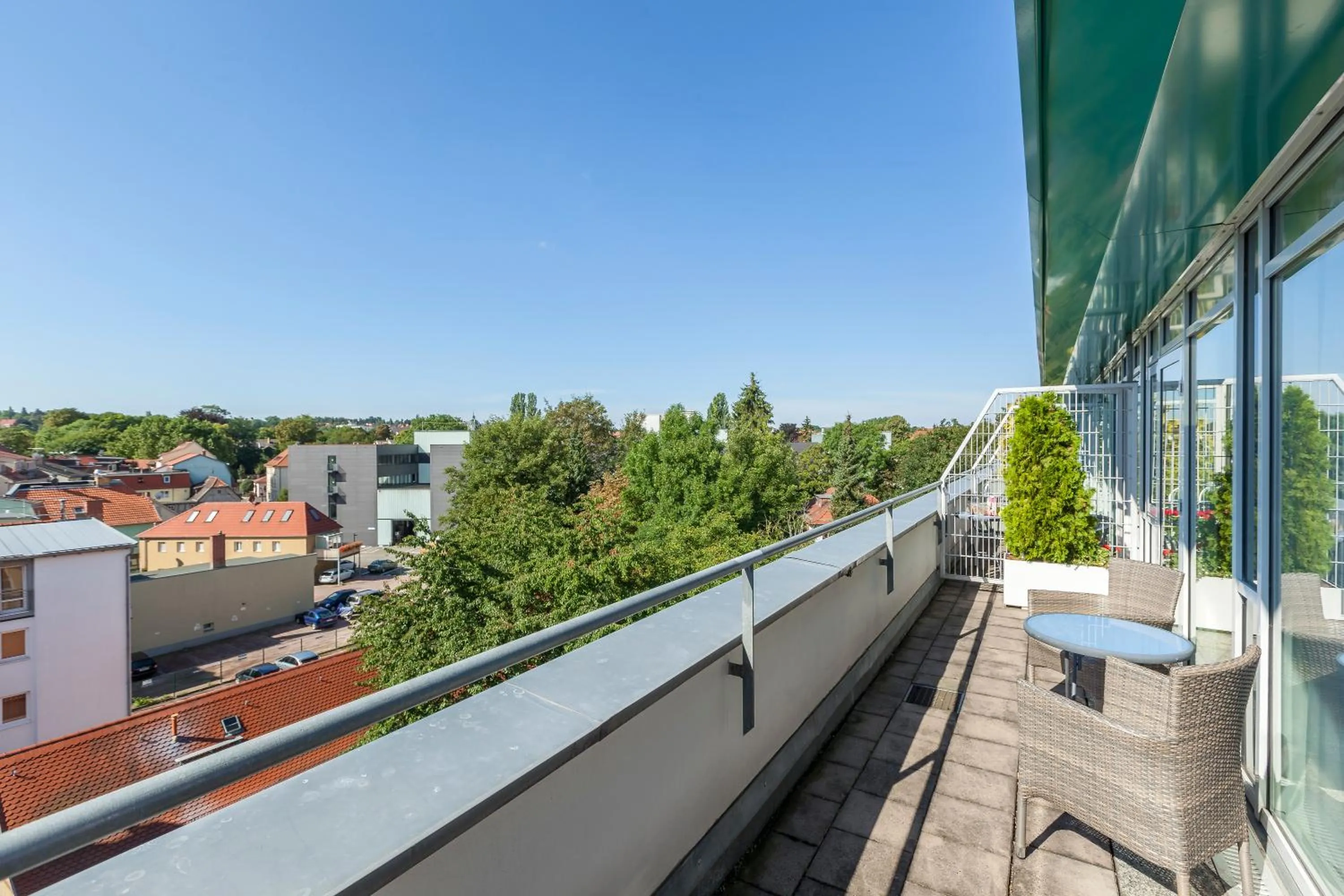 Balcony/Terrace in Best Western Premier Grand Hotel Russischer Hof