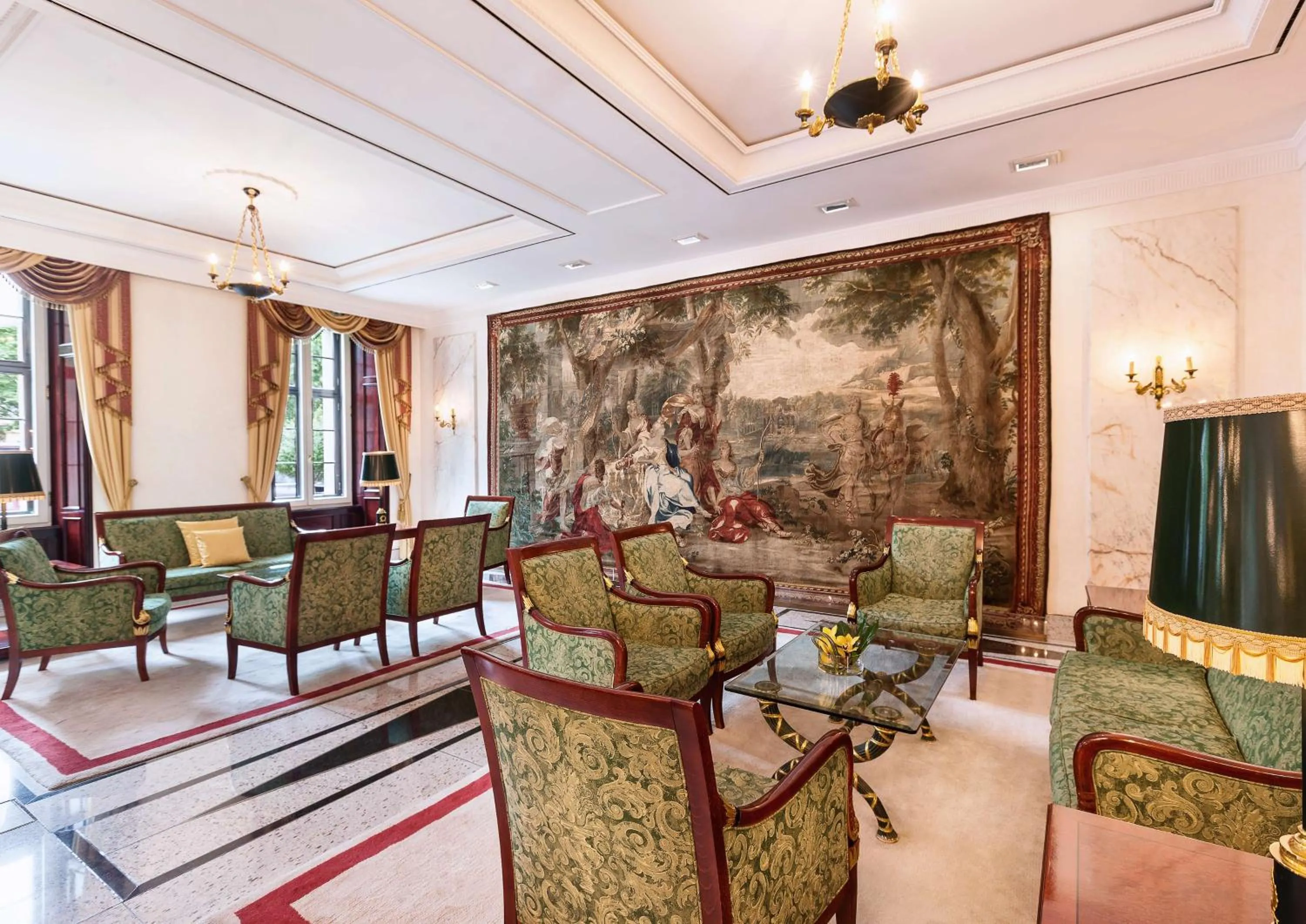Lobby or reception in Best Western Premier Grand Hotel Russischer Hof