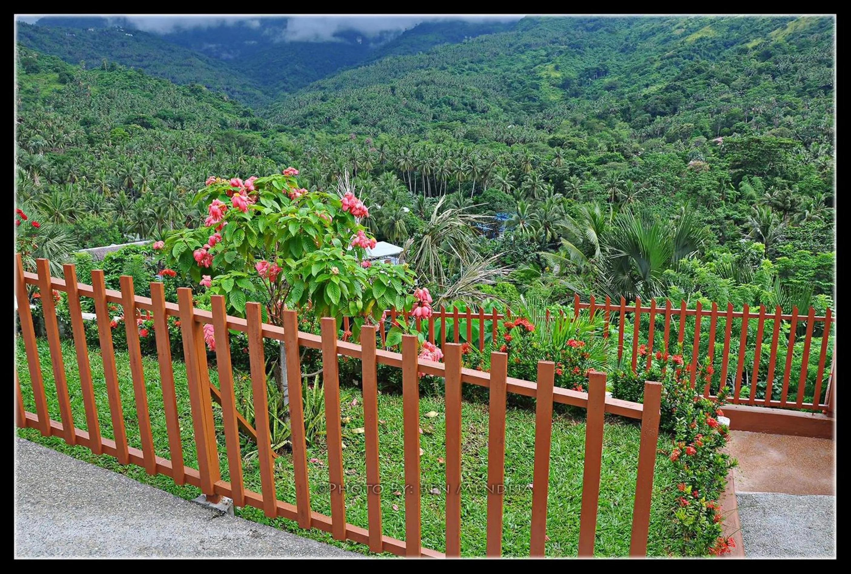 Garden view in Tribal Hills Mountain Resort
