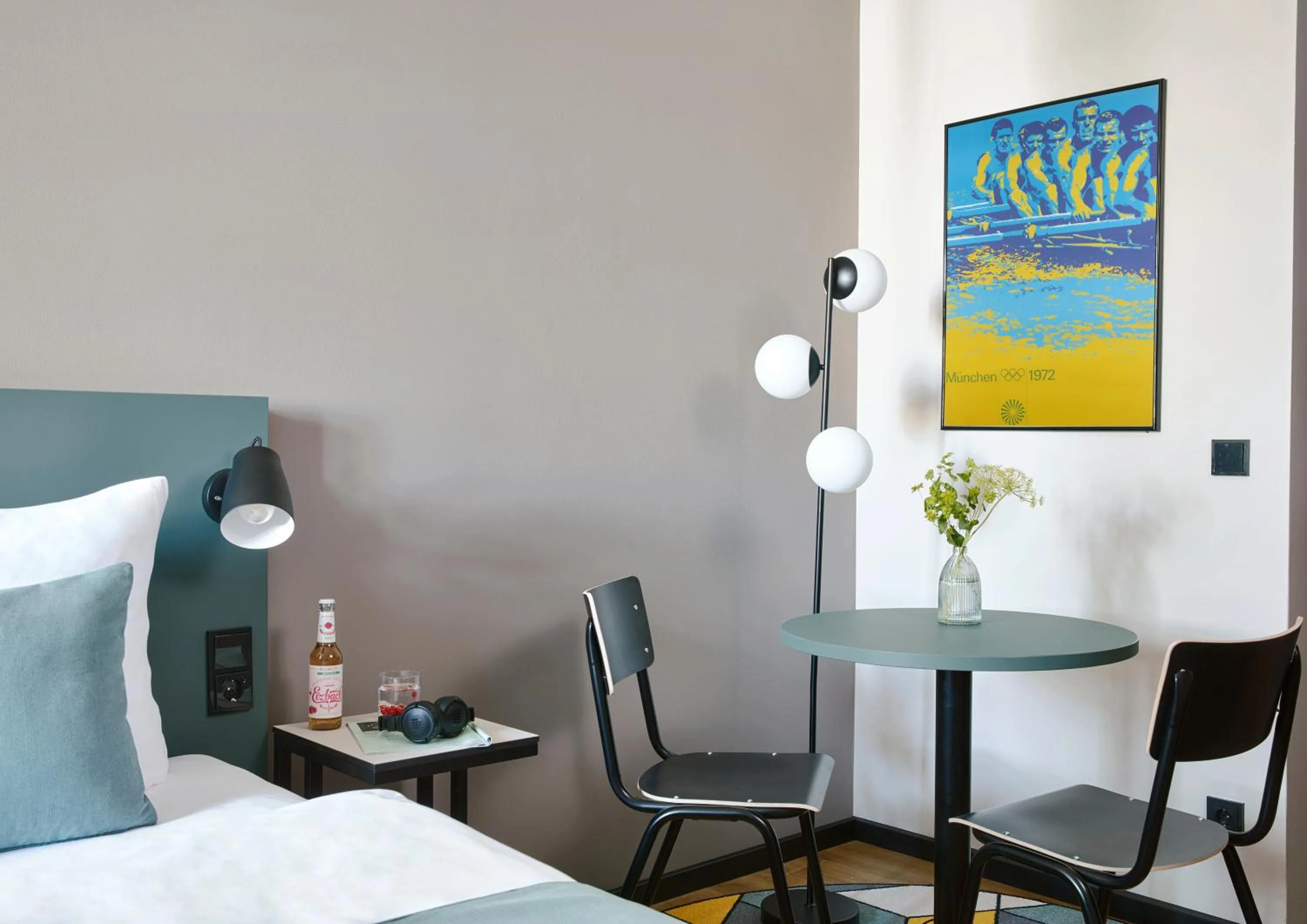 Bed in Living Hotel am Deutschen Museum