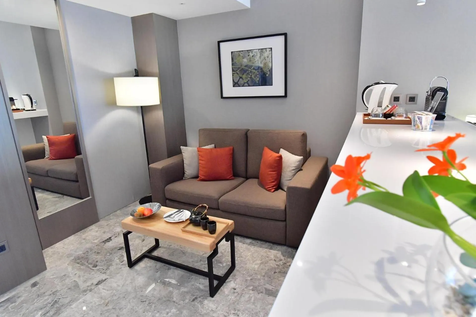 Living room, Bed in Volando Kenting