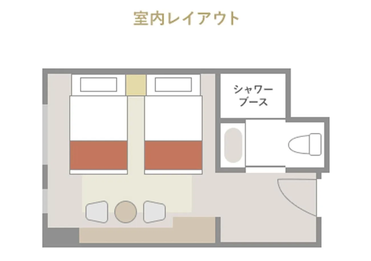 Photo of the whole room in Hotel Emion Kyoto