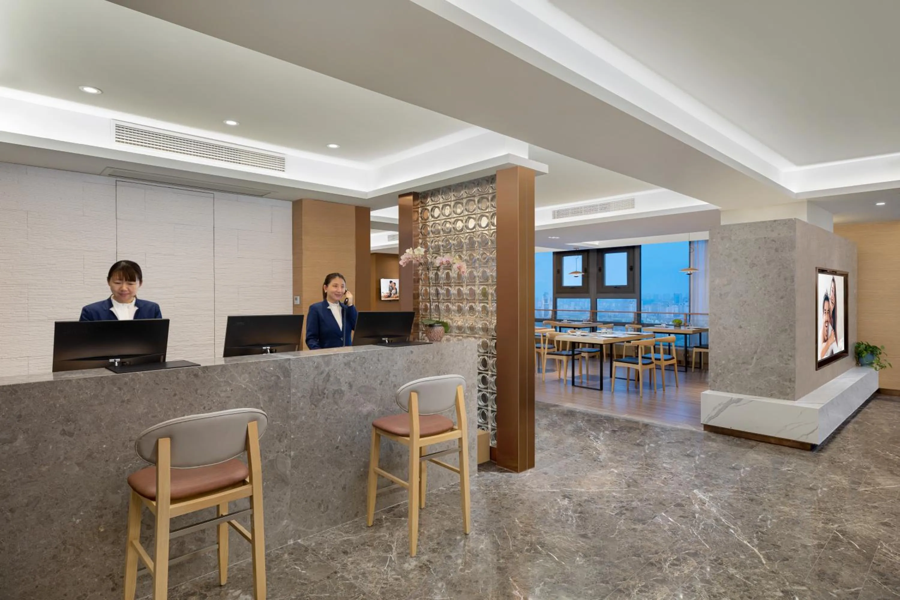 Lobby or reception in Joysuites Nantong