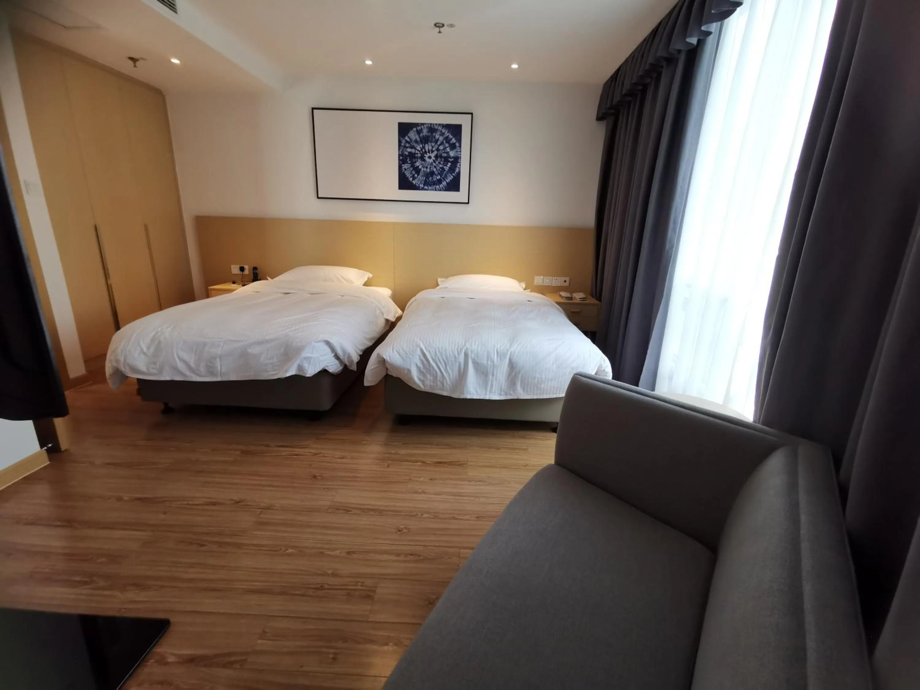 Bedroom, Bed in Joysuites Nantong