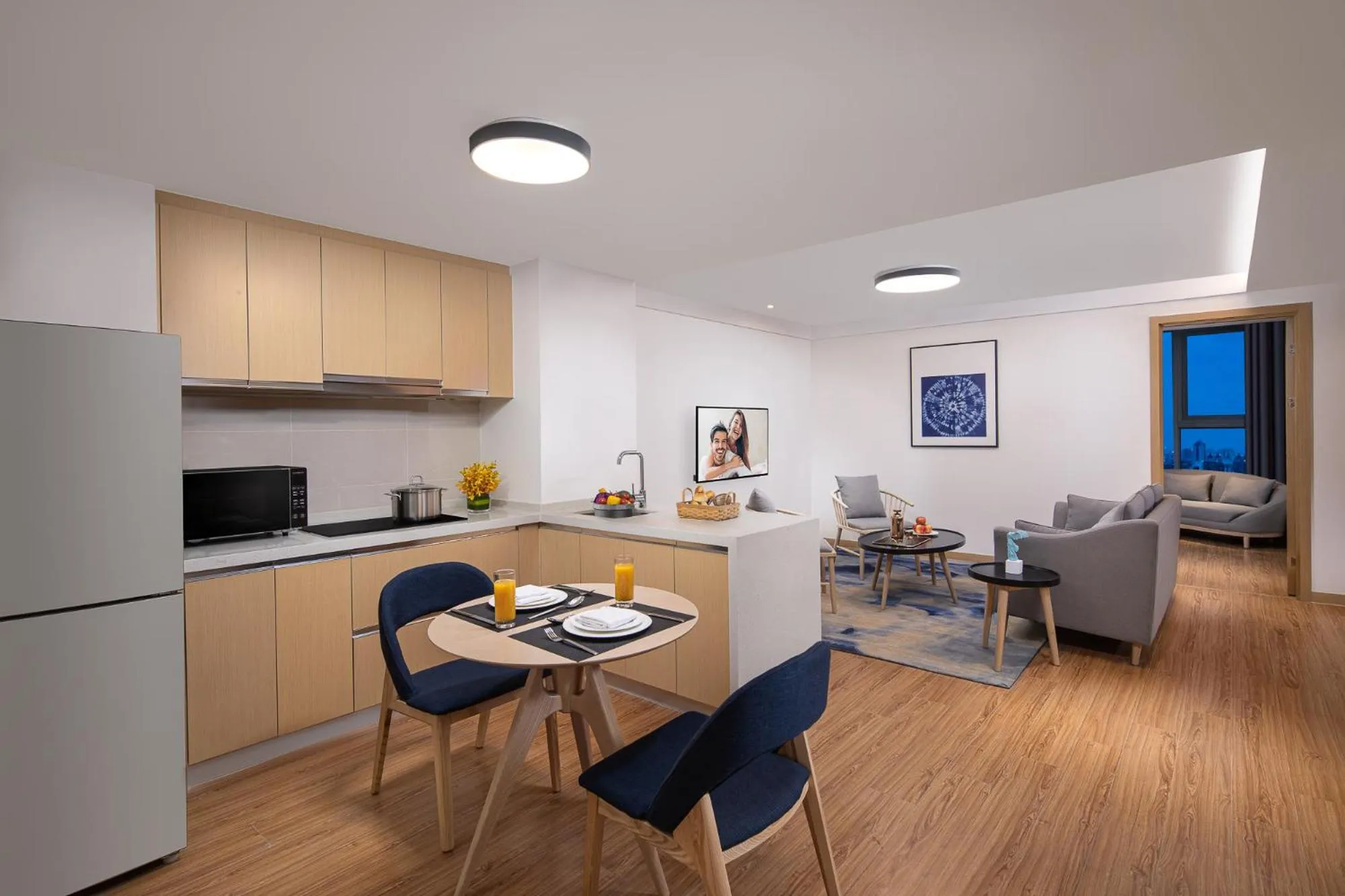 Dining area in Joysuites Nantong