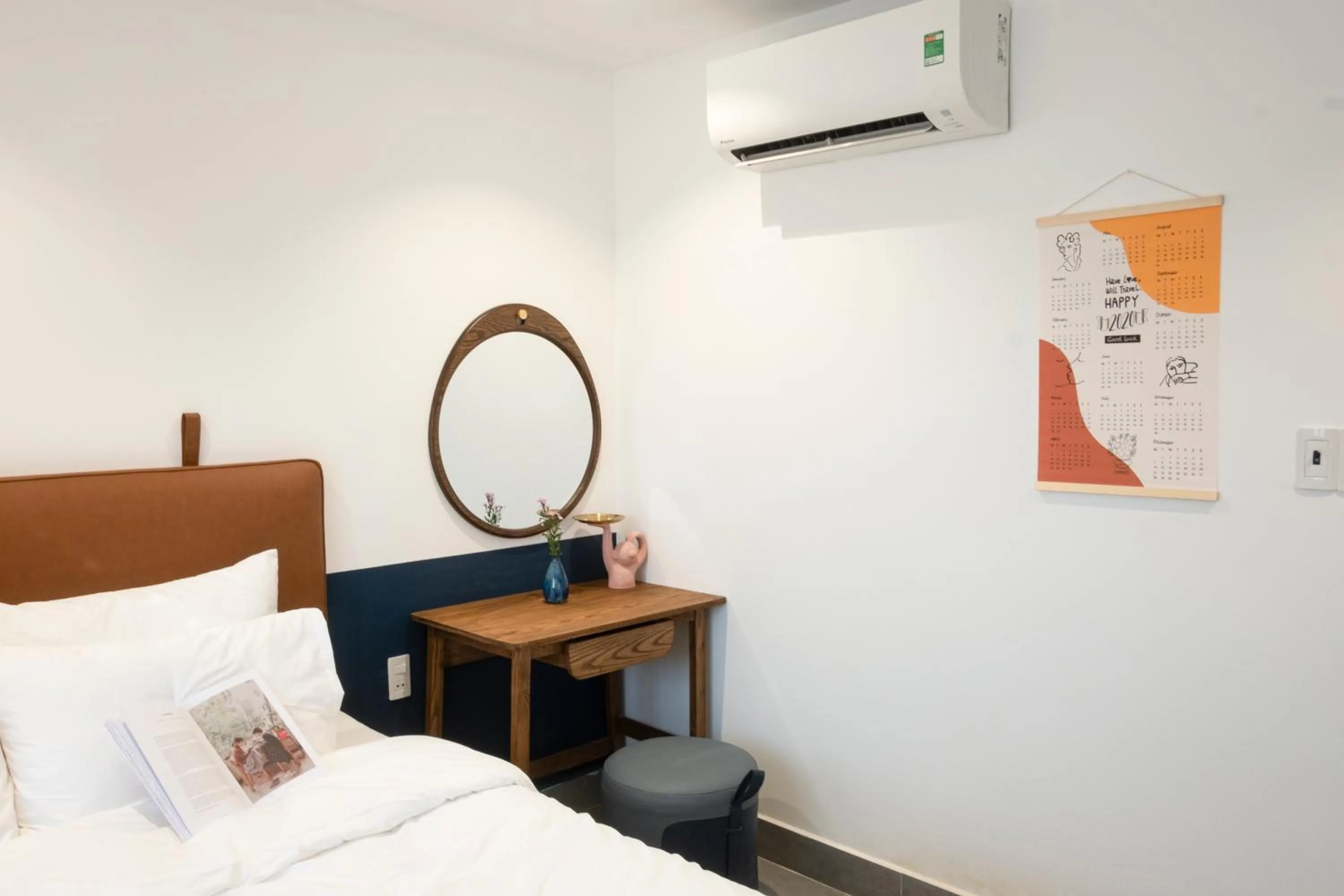 Bedroom, Bed in Quang Vinh Apartment and Hotel Hoi An