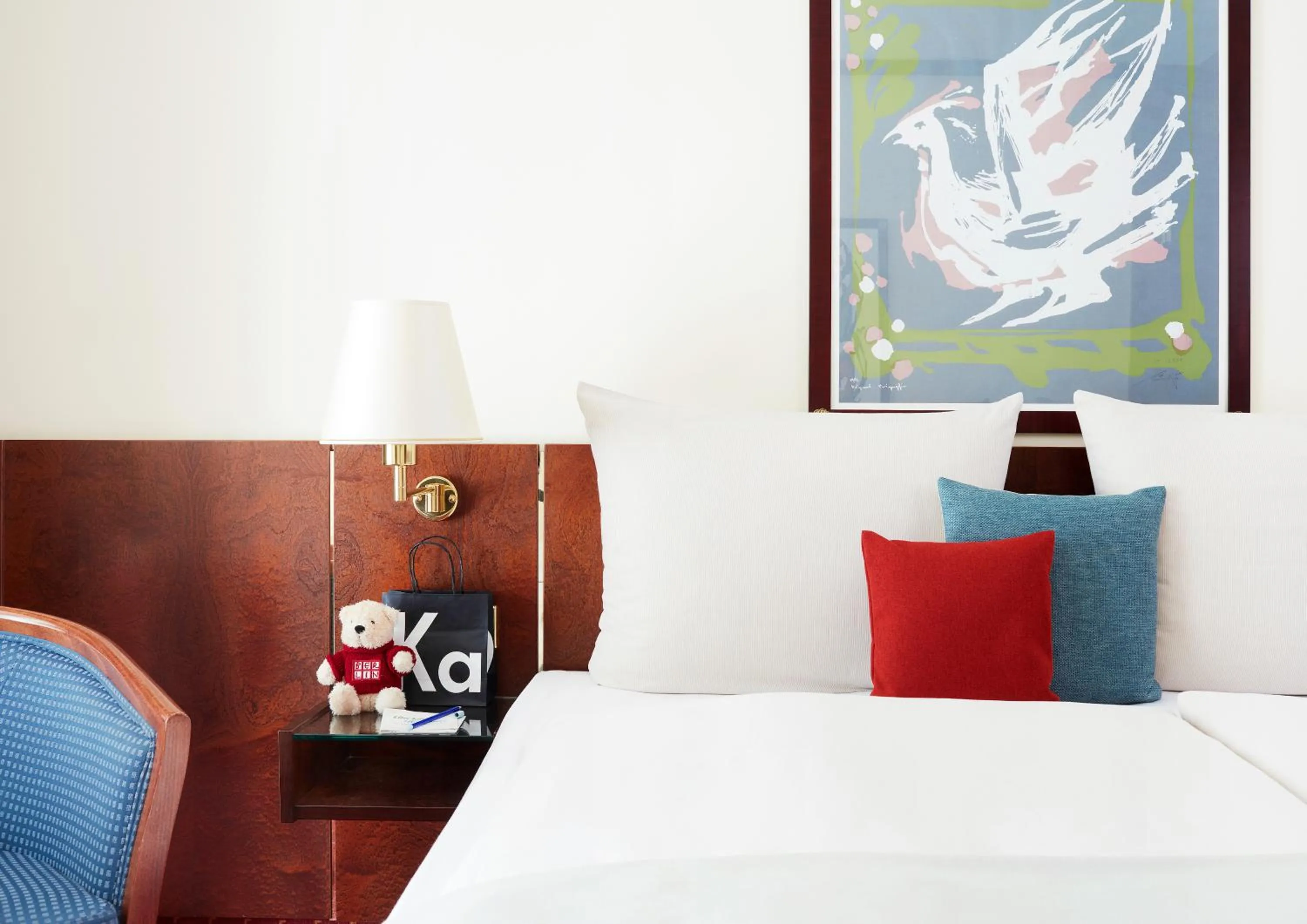 Bed in Living Hotel Weißensee