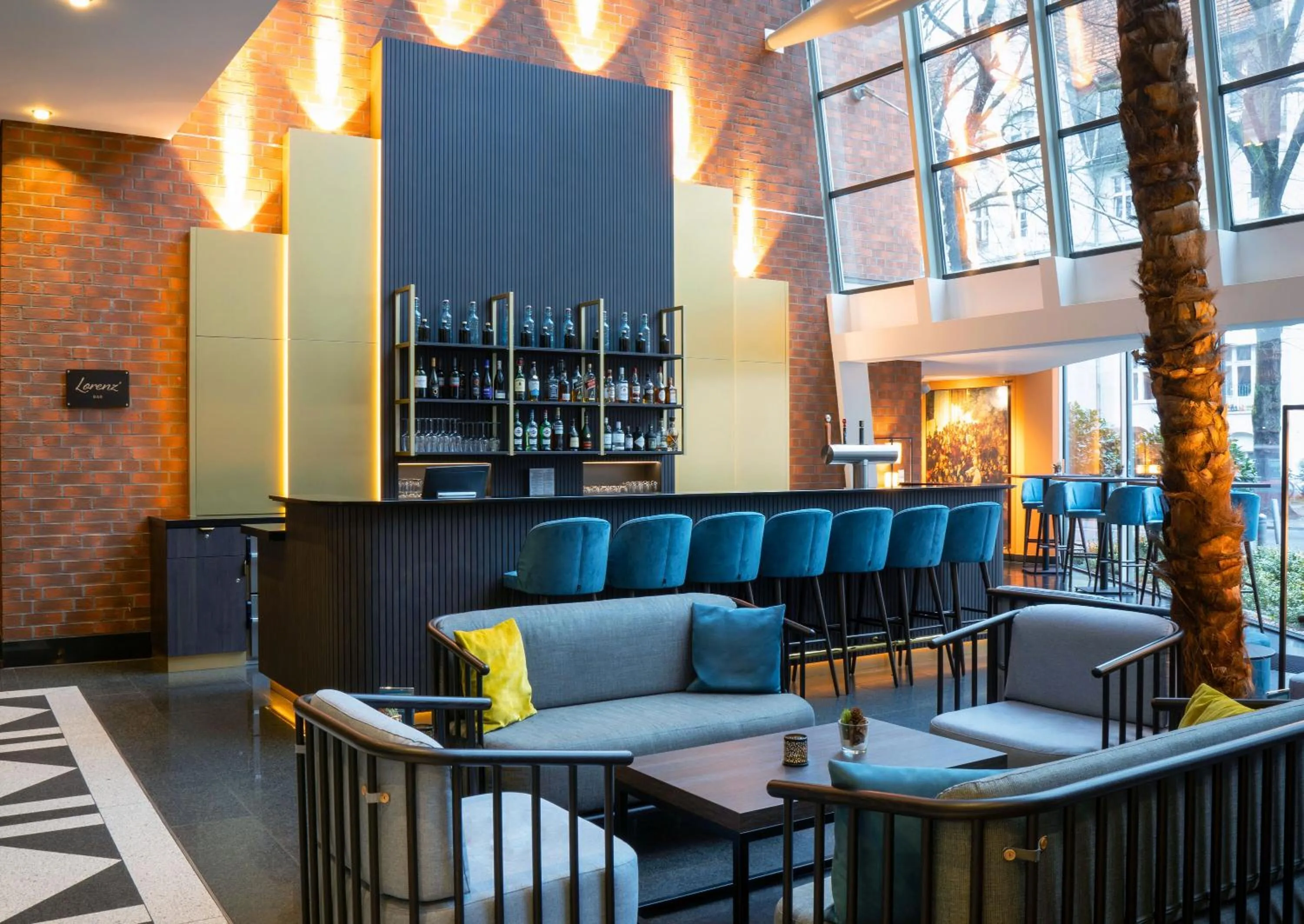 Lounge or bar in Living Hotel Weißensee