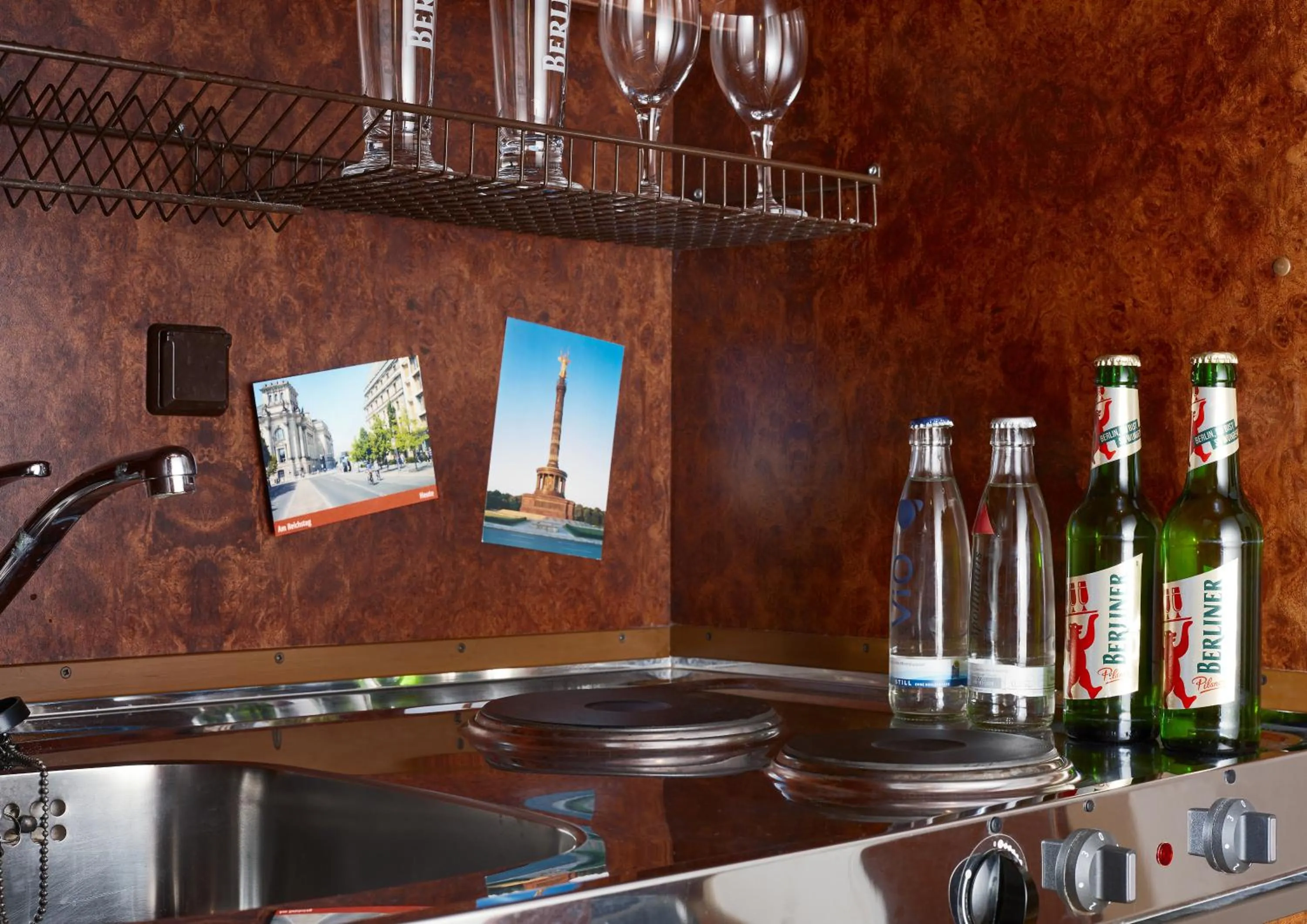 Kitchen or kitchenette in Living Hotel Weißensee