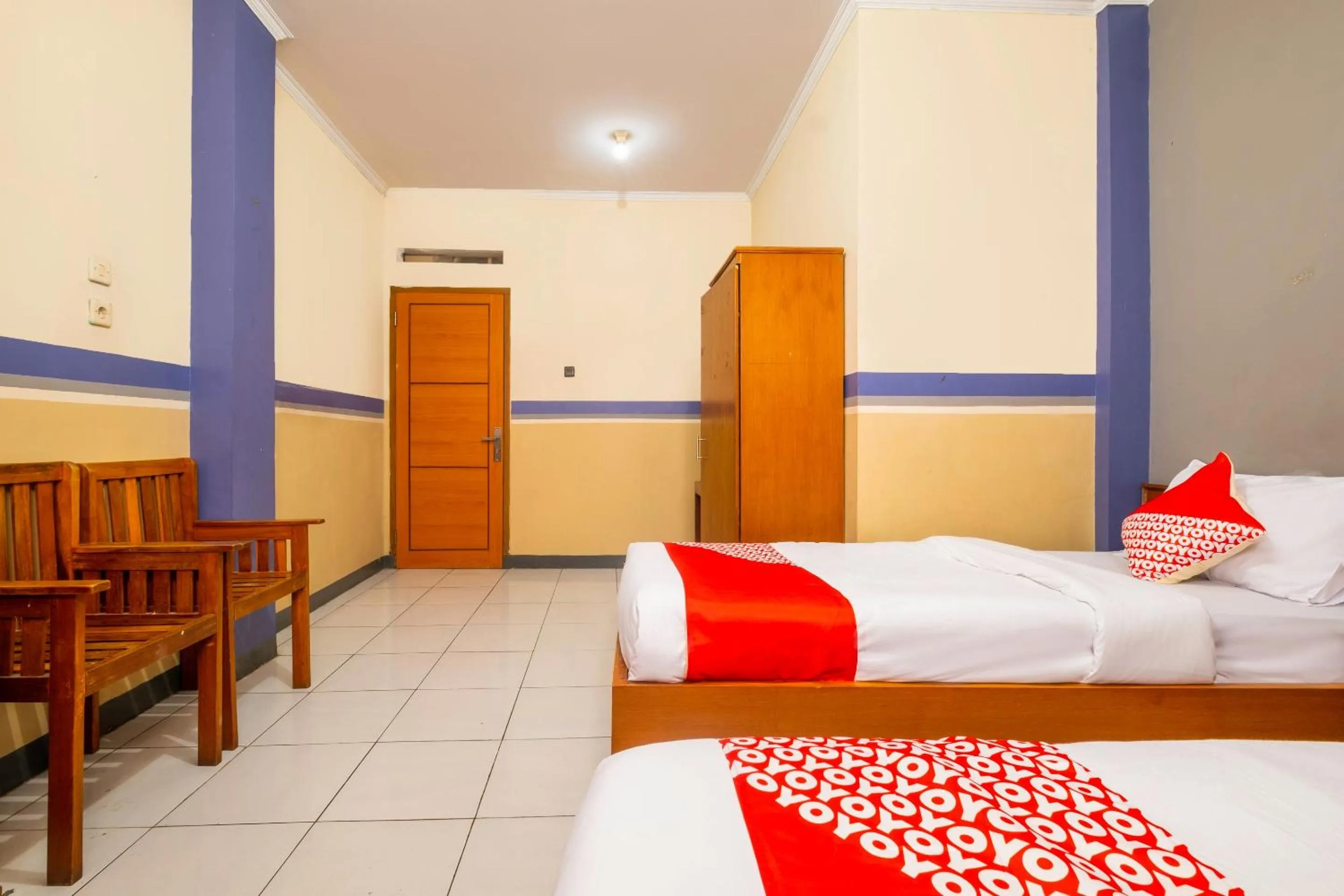 Bedroom, Bed in Hotel O Riau Near Gedung Sate Formerly Patradisa