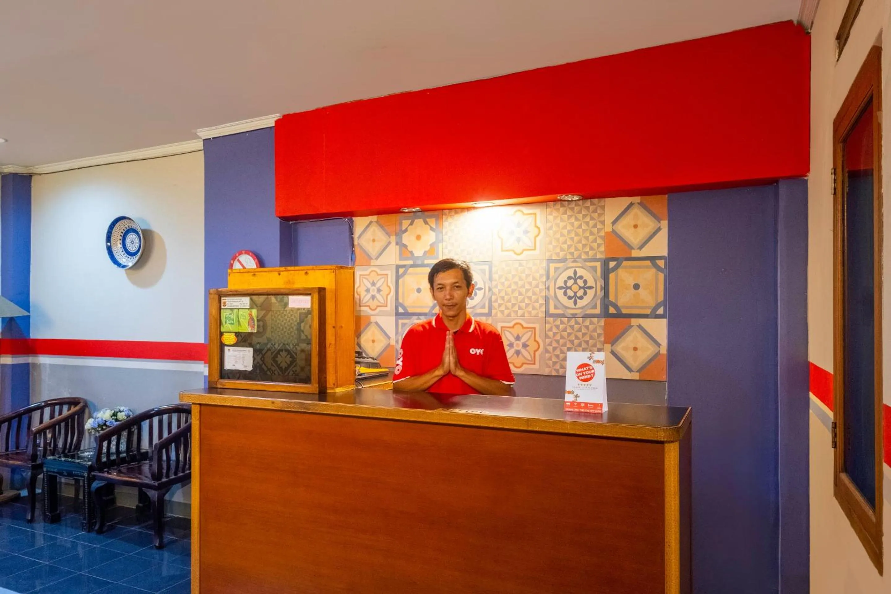 Lobby or reception in Hotel O Riau Near Gedung Sate Formerly Patradisa