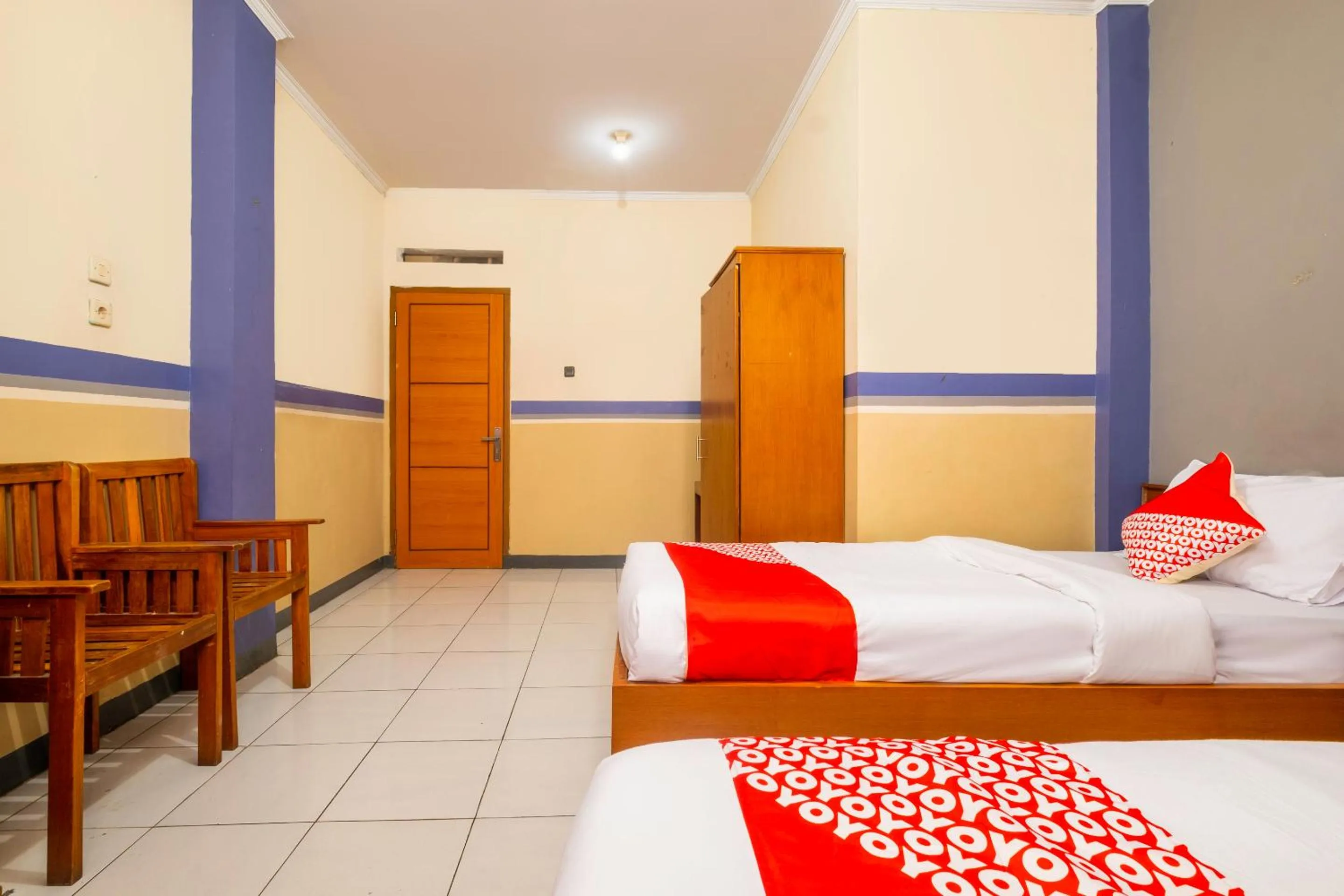 Bedroom, Bed in Hotel O Riau Near Gedung Sate Formerly Patradisa