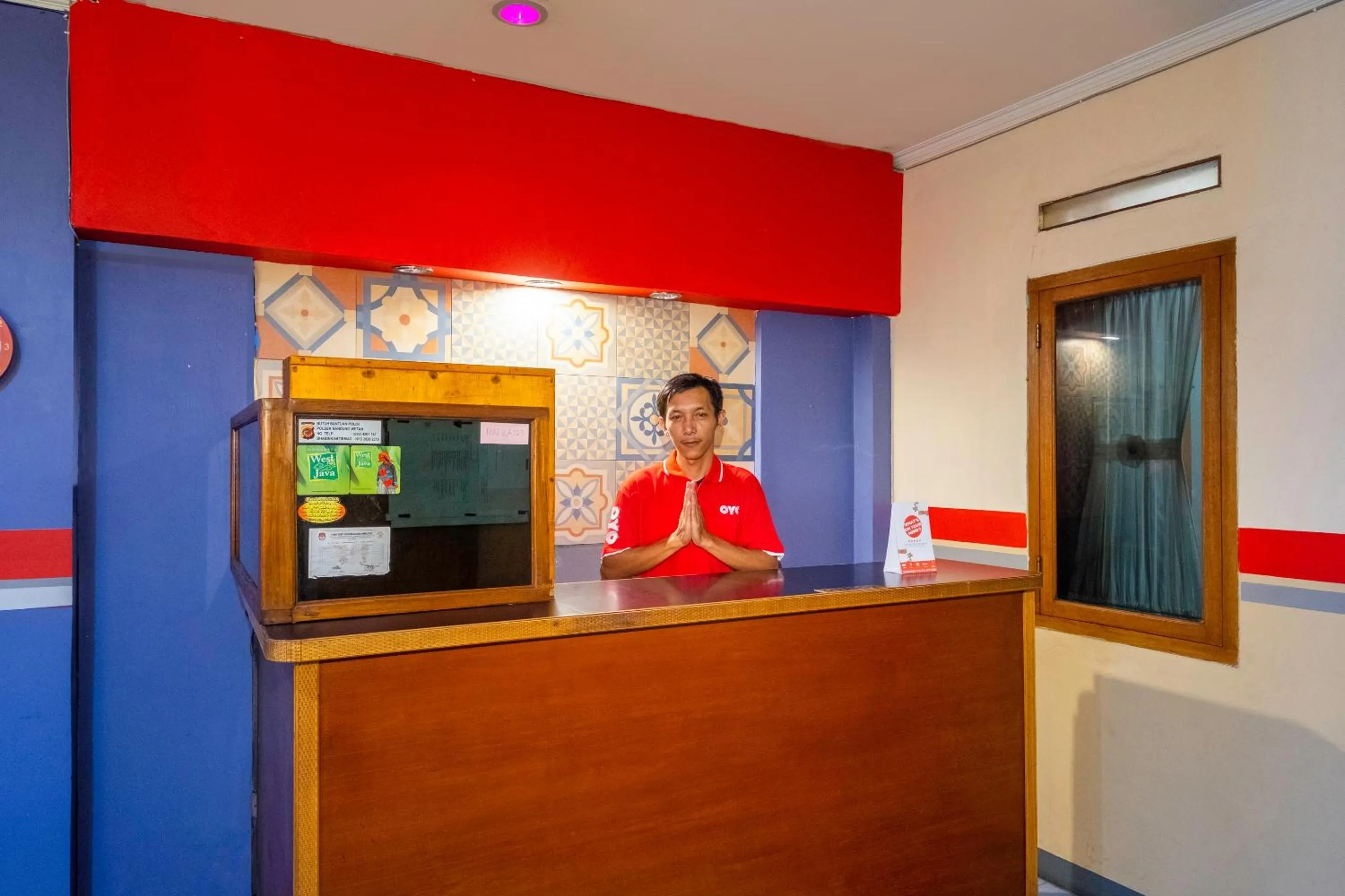 Lobby or reception in Hotel O Riau Near Gedung Sate Formerly Patradisa