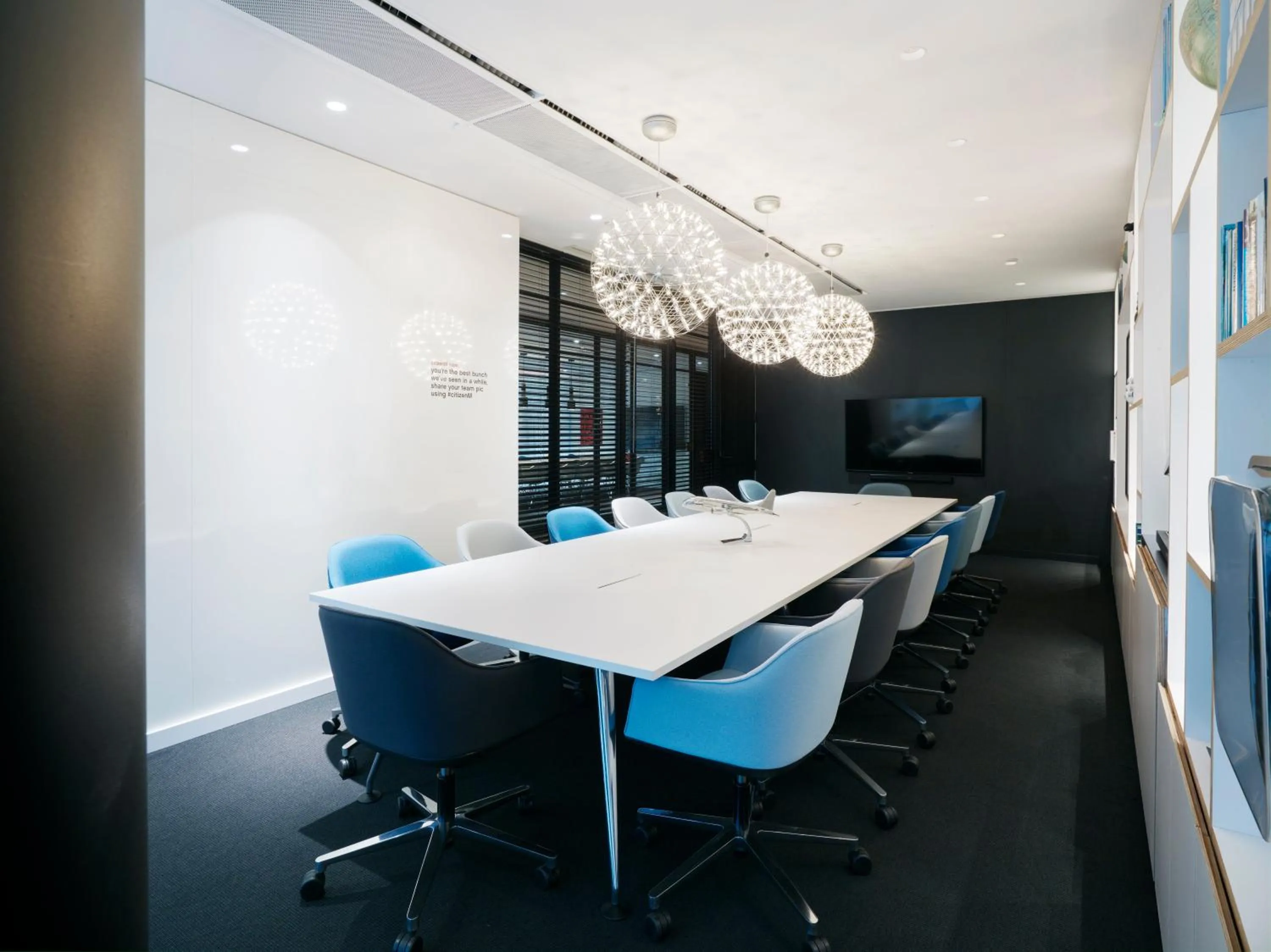 Meeting/conference room in citizenM Washington Capital