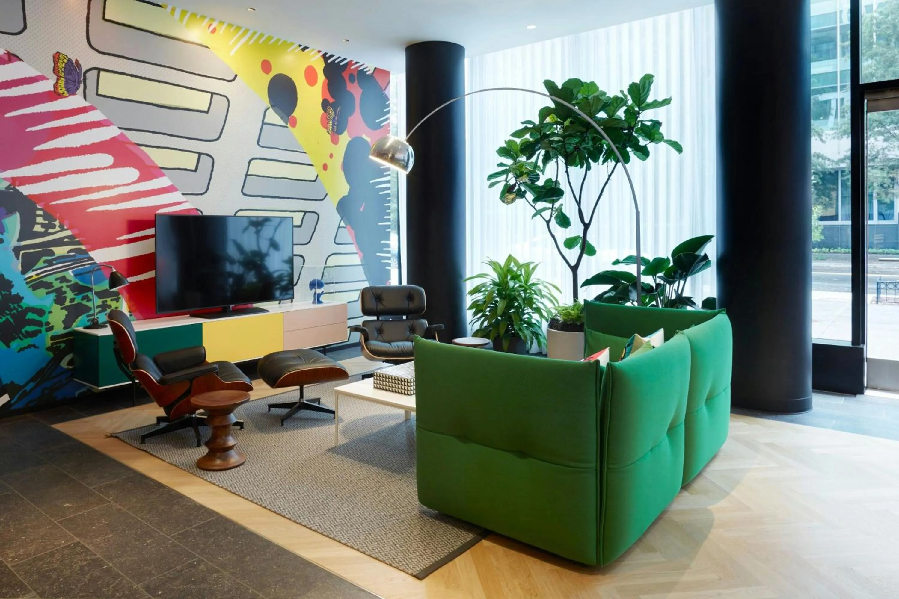 Lobby or reception in citizenM Washington Capital