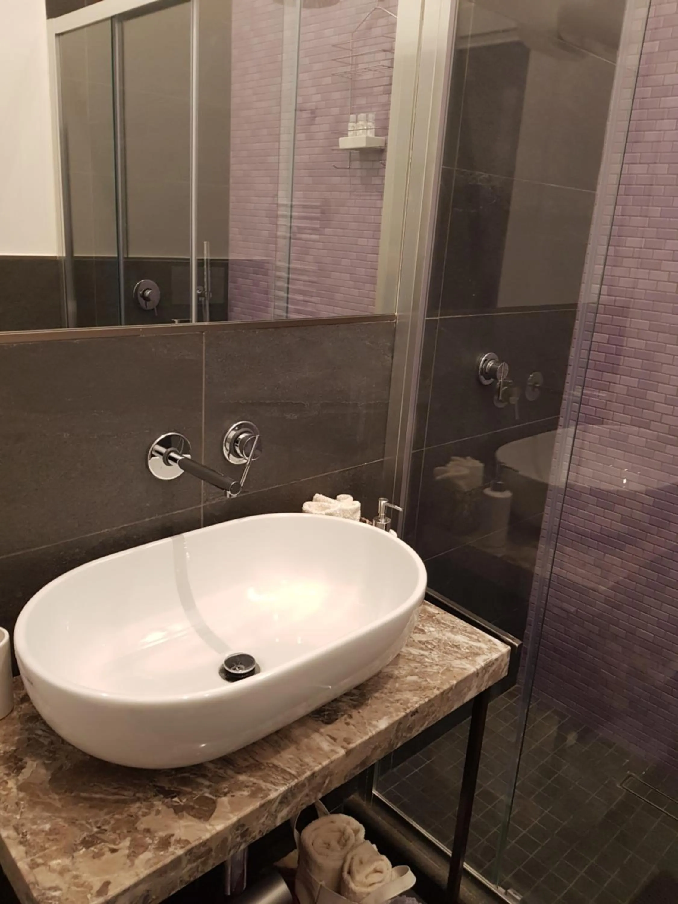 Bathroom in B&B Lex Room Santa Lucia