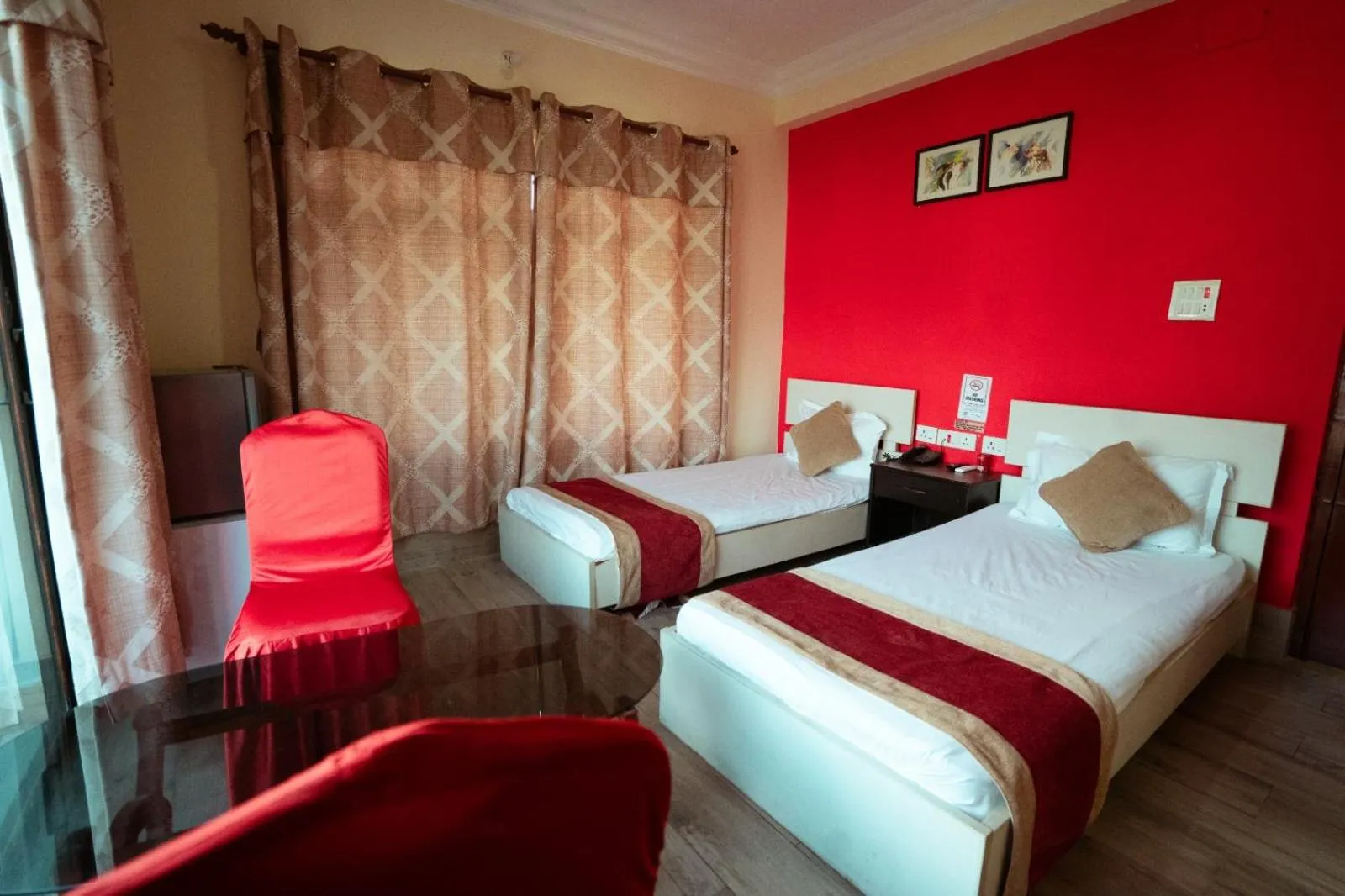 Bed in Gateway Himalaya Resort