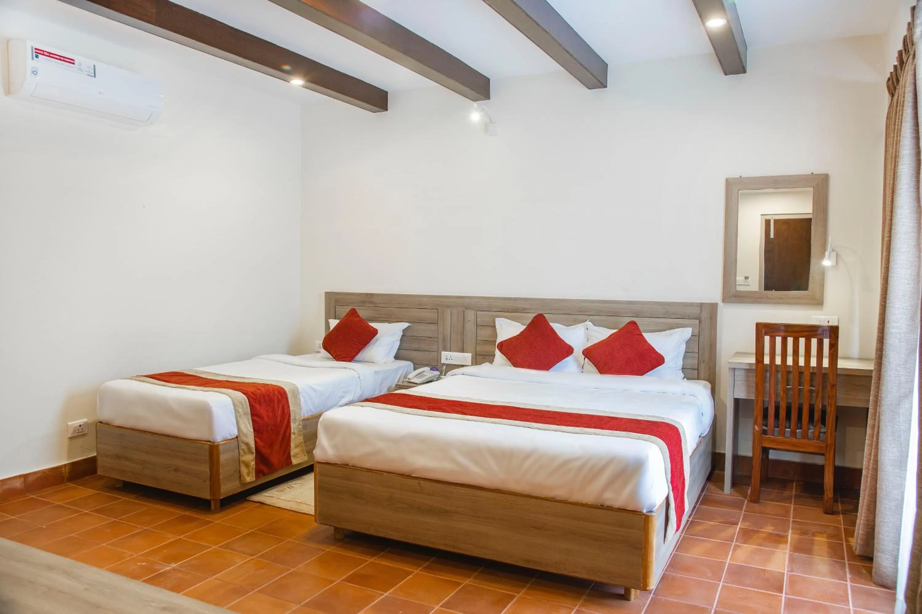 Bed in Gateway Himalaya Resort