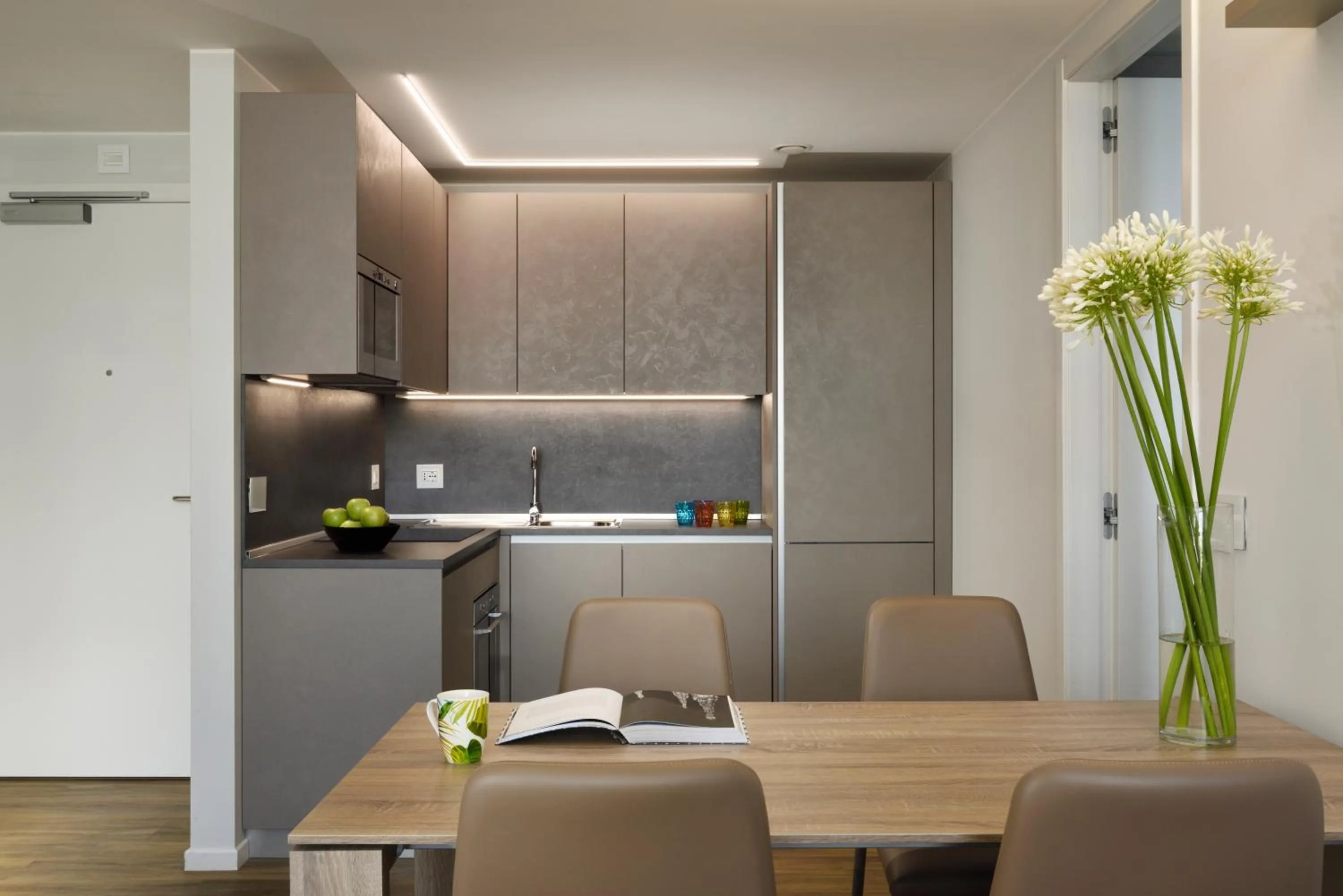 Kitchen or kitchenette in Torre Galfa Milano Luxury Apartments UNA Esperienze